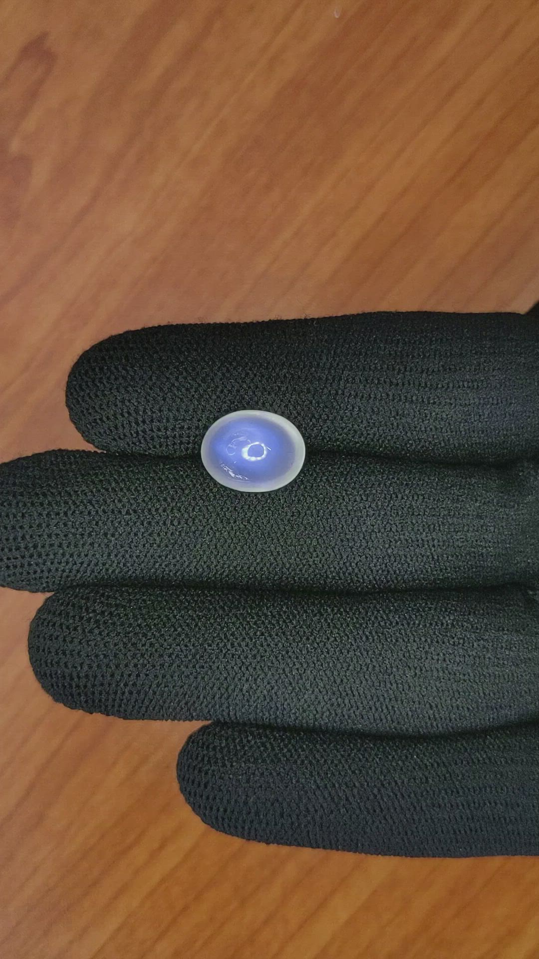 5.74 Ct. Cabochon Moonstone from Ceylon (Sri Lanka) Size Video