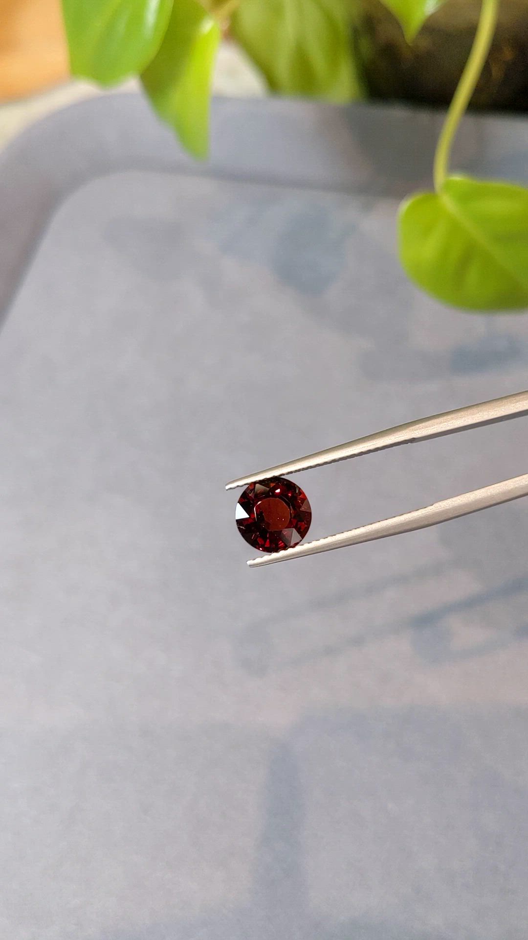 2.20 Ct. Red Spinel from Burma (Myanmar) Size Video