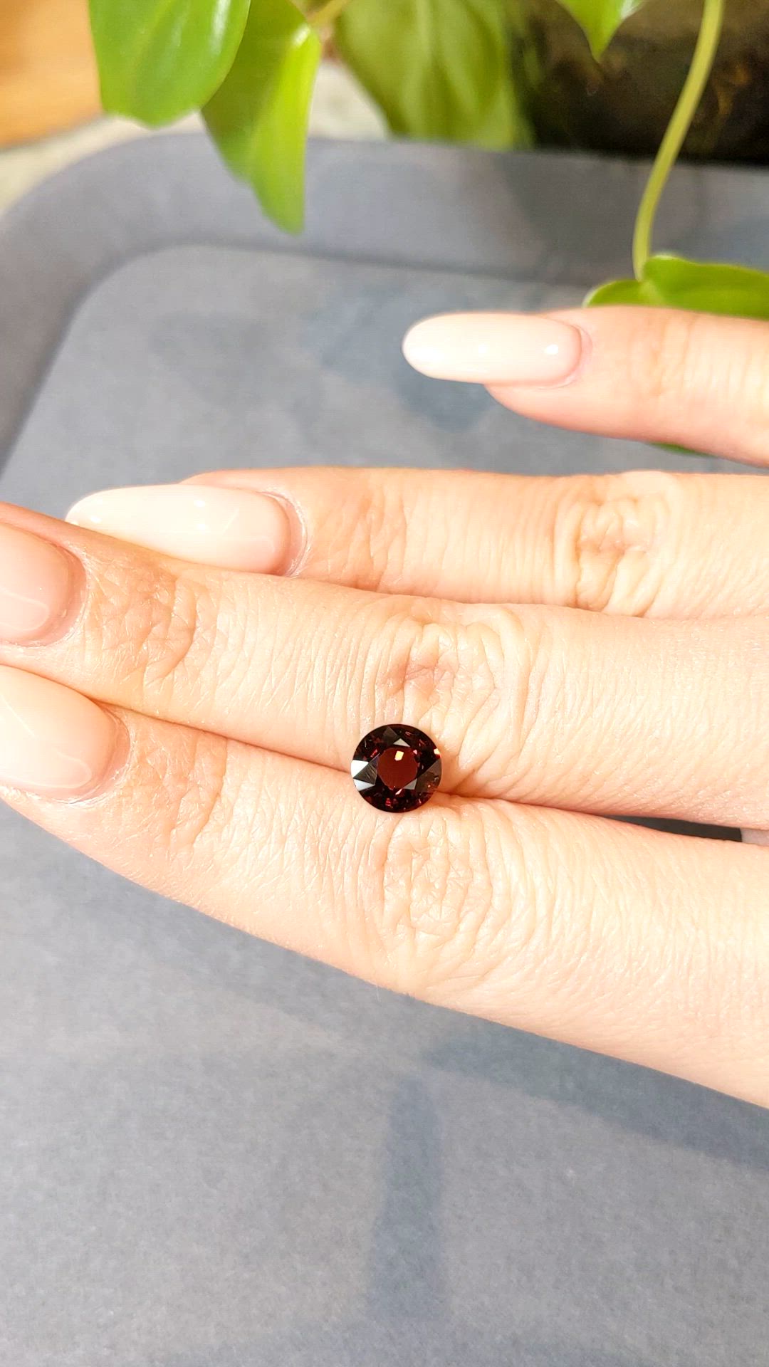 2.20 Ct. Red Spinel from Burma (Myanmar) Size Video