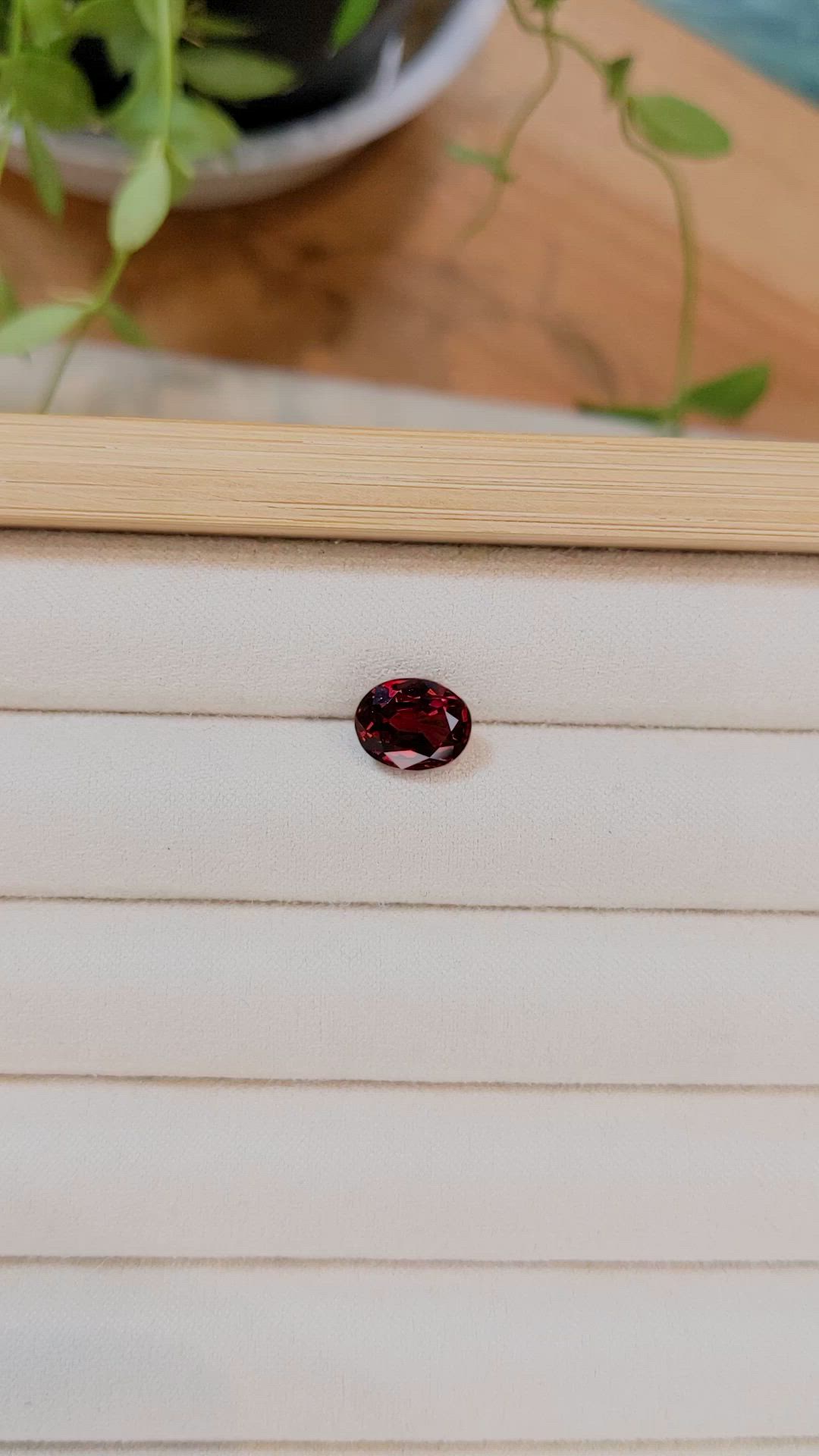4.41 Ct. Pinkish Red Spinel from Burma (Myanmar) Size Video