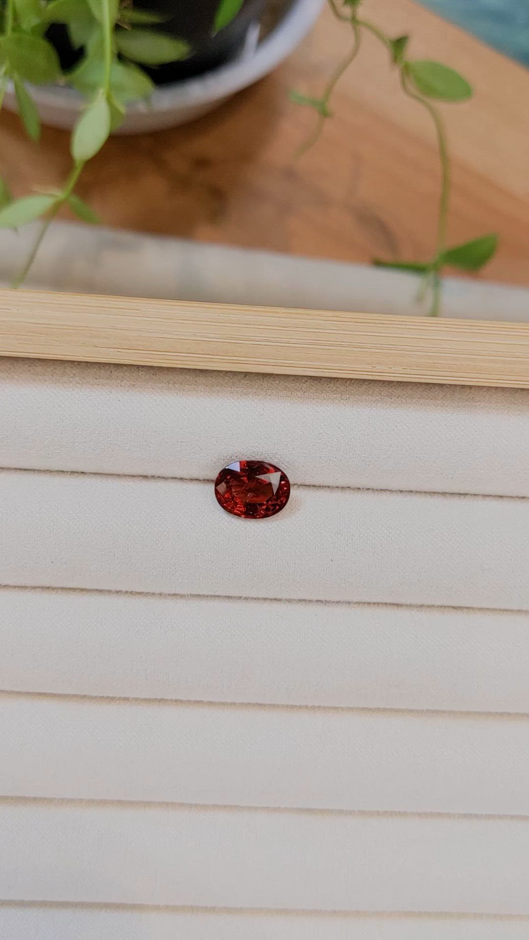 3.10 Ct. Red Spinel from Burma (Myanmar) Size Video