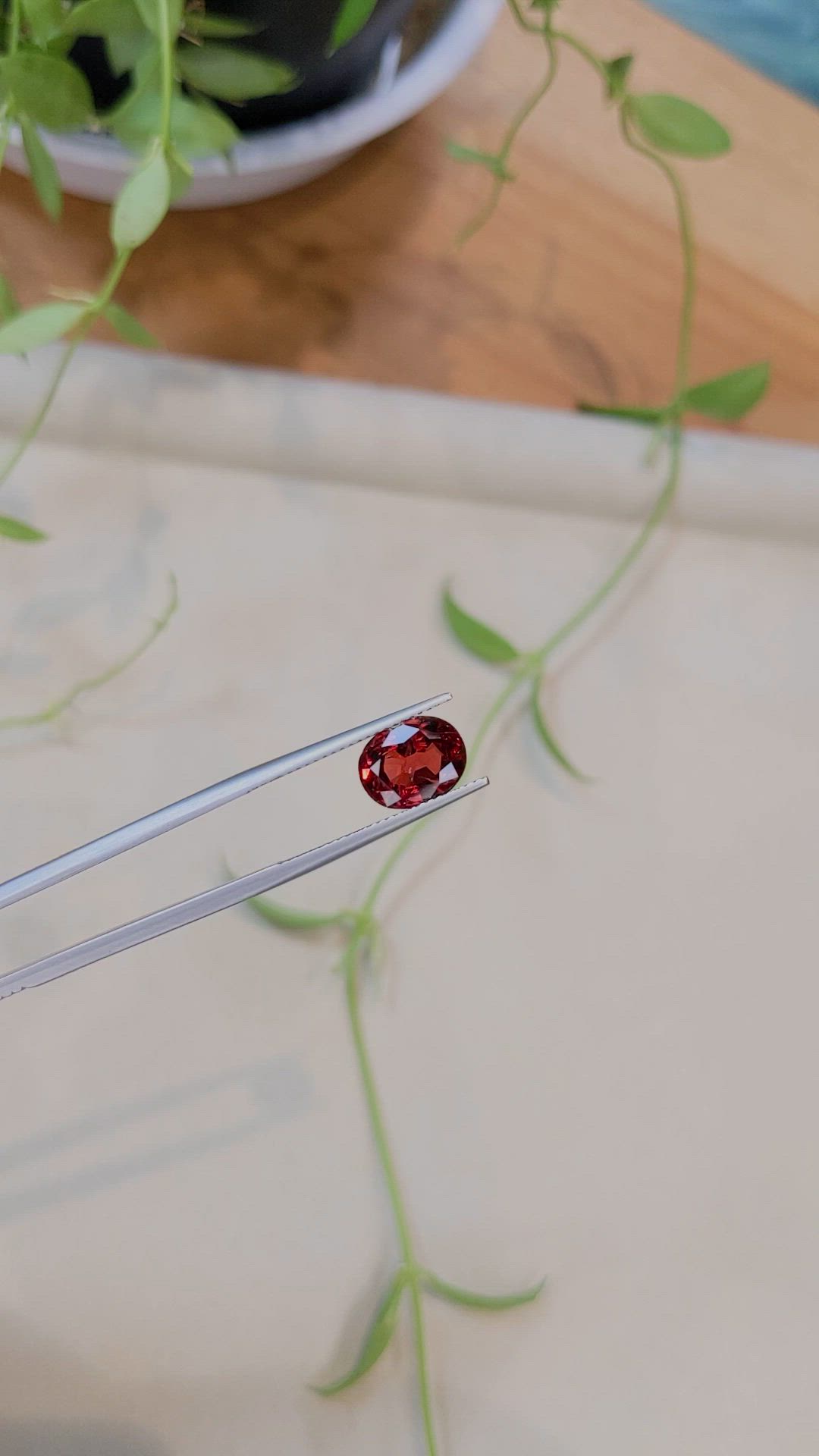 3.10 Ct. Red Spinel from Burma (Myanmar) Size Video