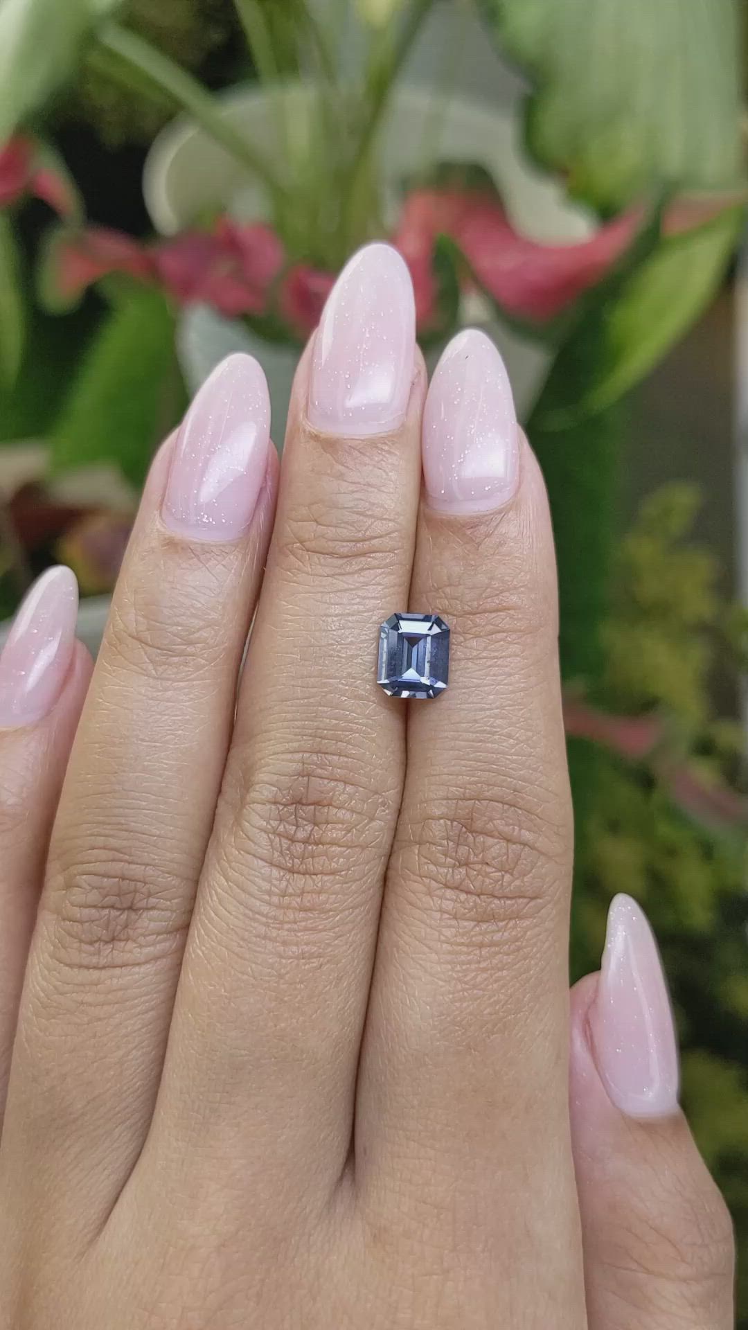 1.34 Ct. Spinel from Ceylon (Sri Lanka) Size Video