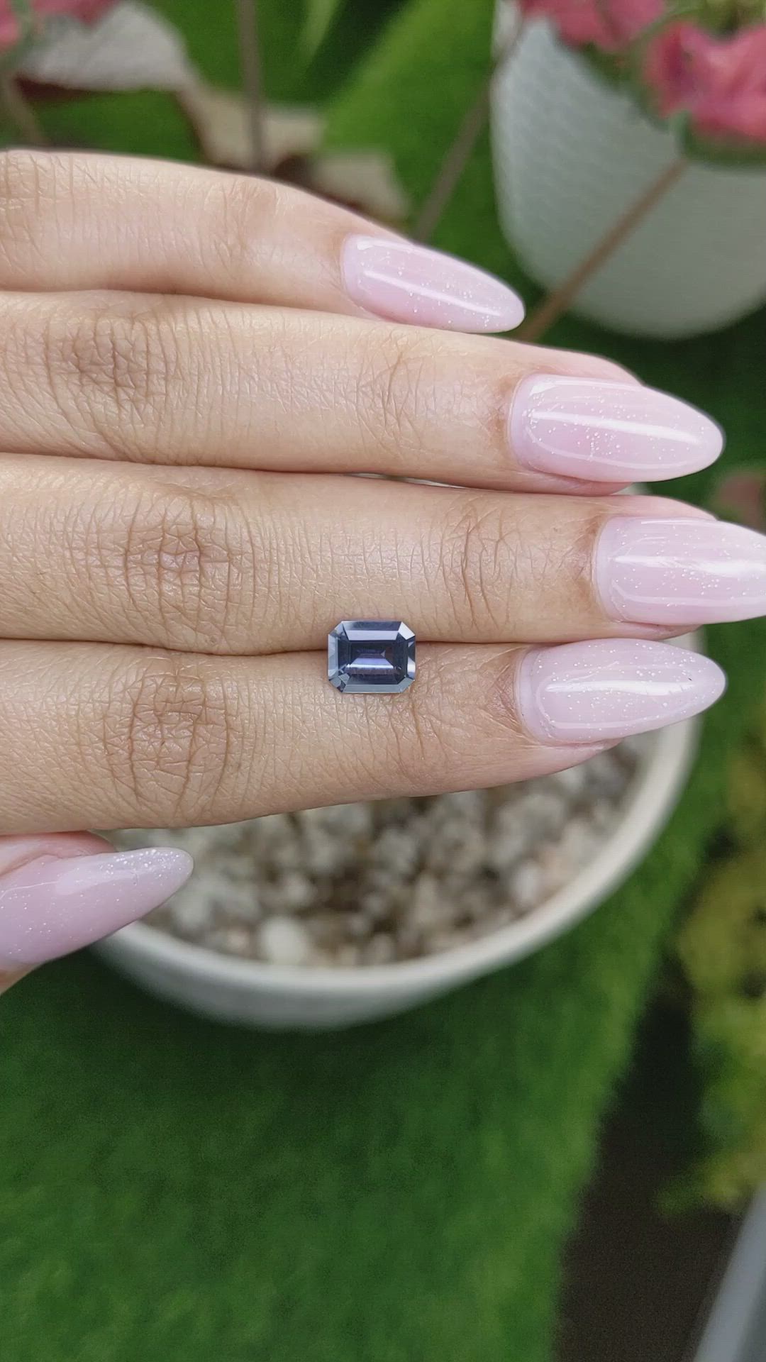 1.34 Ct. Spinel from Ceylon (Sri Lanka) Size Video