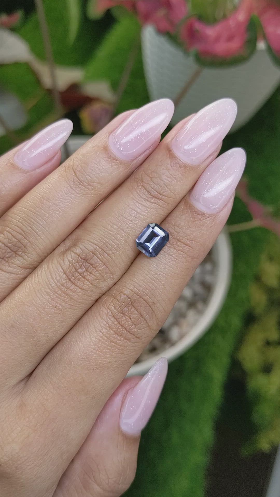 1.34 Ct. Spinel from Ceylon (Sri Lanka) Size Video