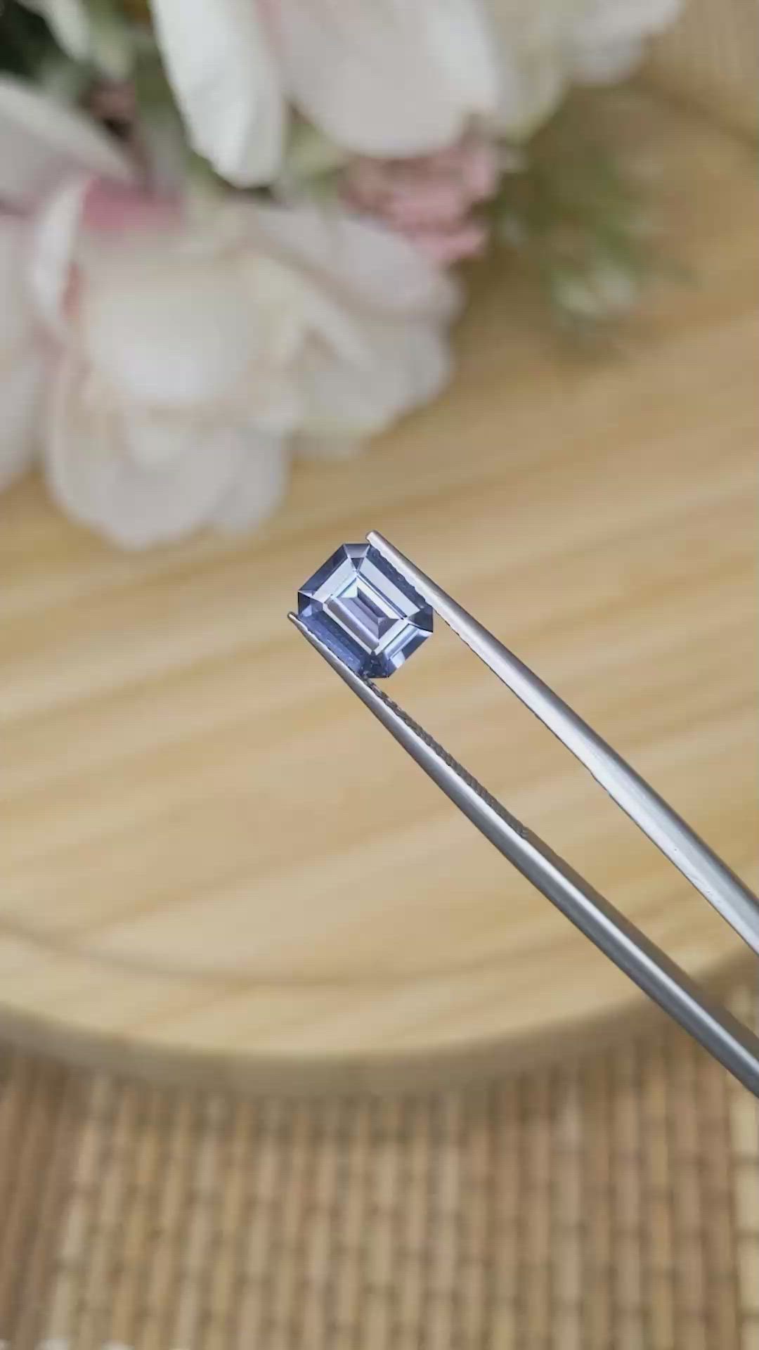 1.34 Ct. Spinel from Ceylon (Sri Lanka) Size Video