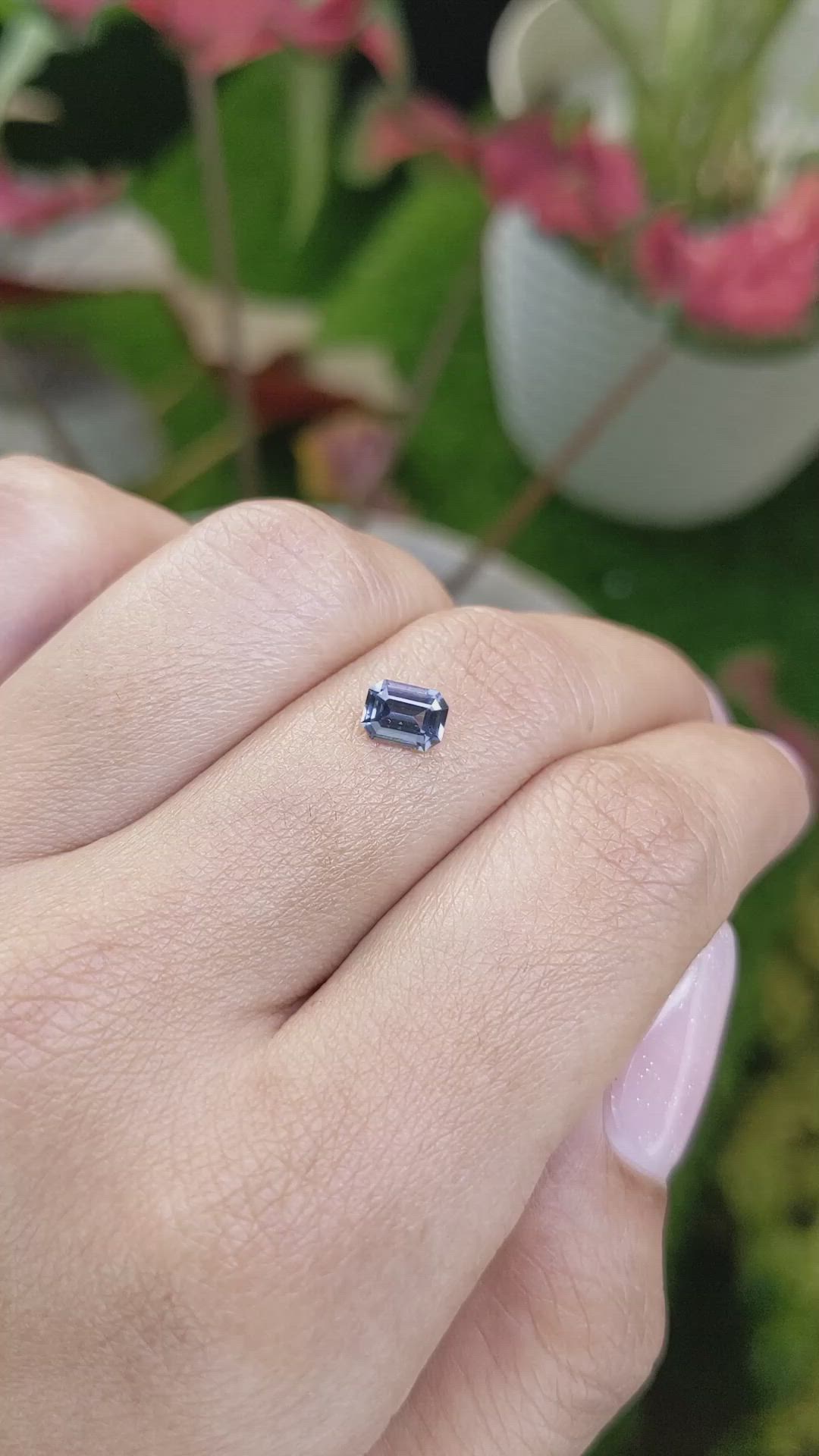 0.66 Ct. Spinel from Ceylon (Sri Lanka) Size Video