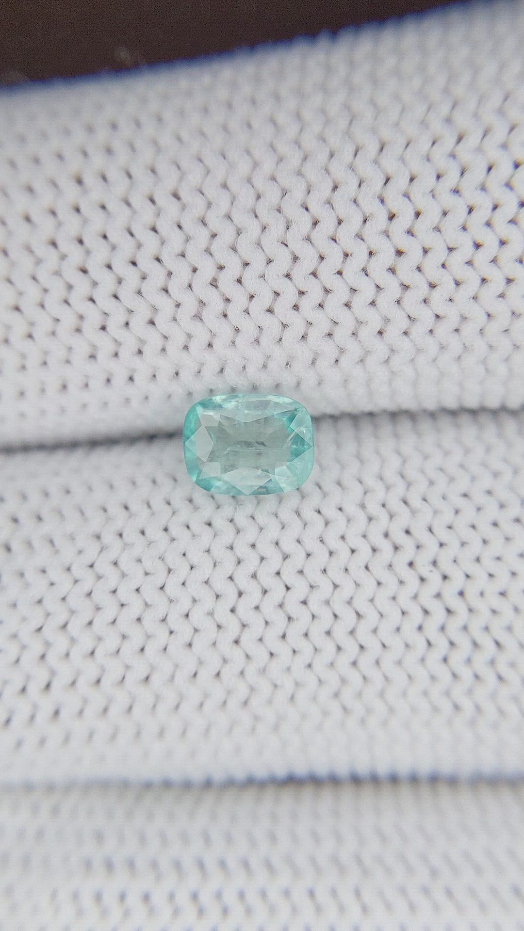 0.62 Ct. Greenish Blue Grandidierite from Madagascar Size Video