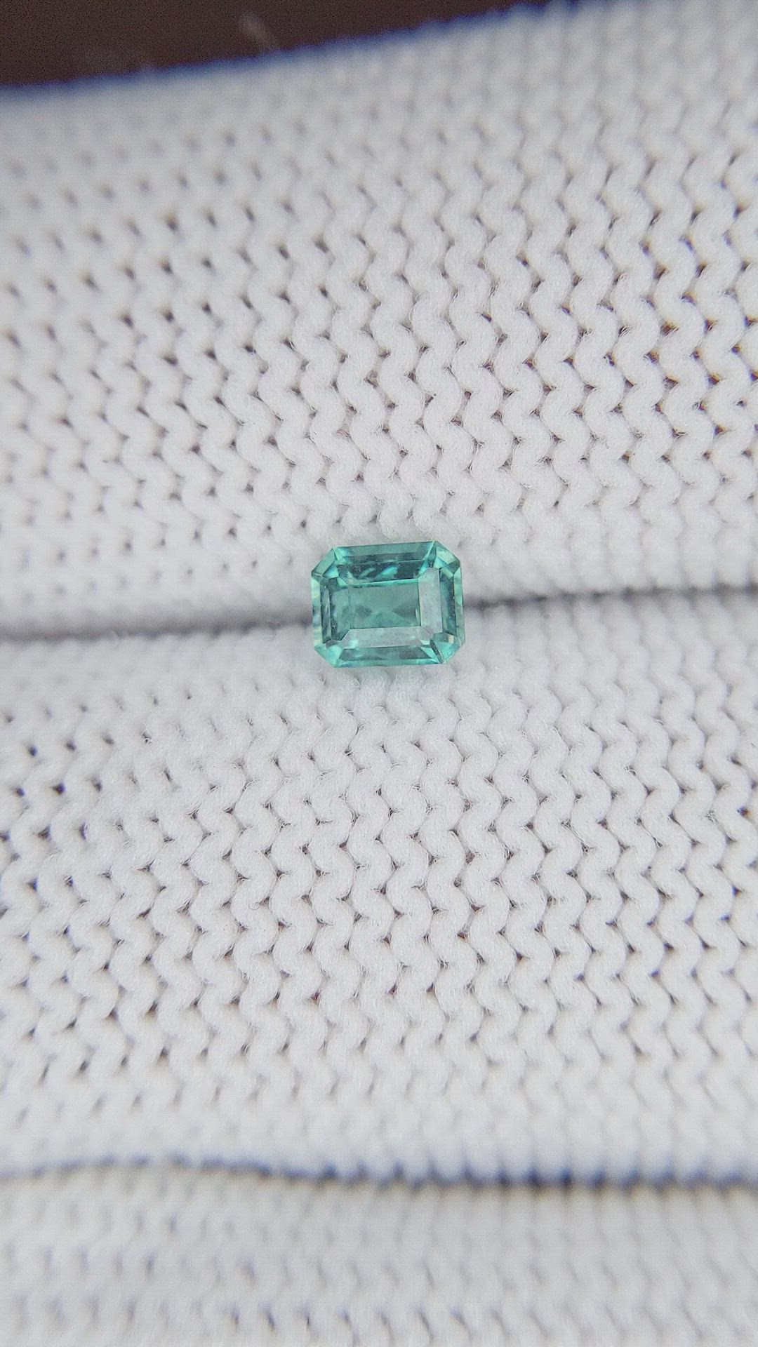 0.34 Ct. Greenish Blue Grandidierite from Madagascar Size Video