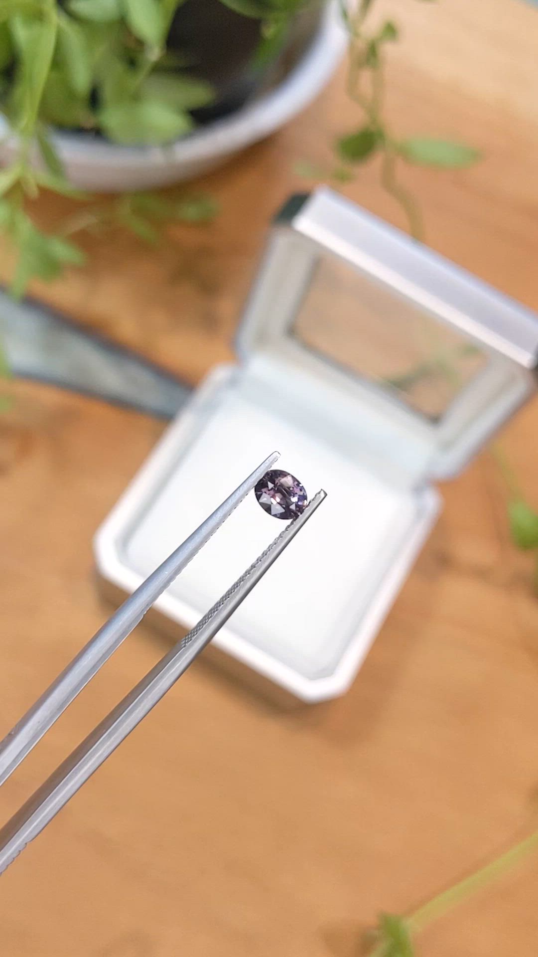 0.56 Ct. Spinel from Ceylon (Sri Lanka) Size Video