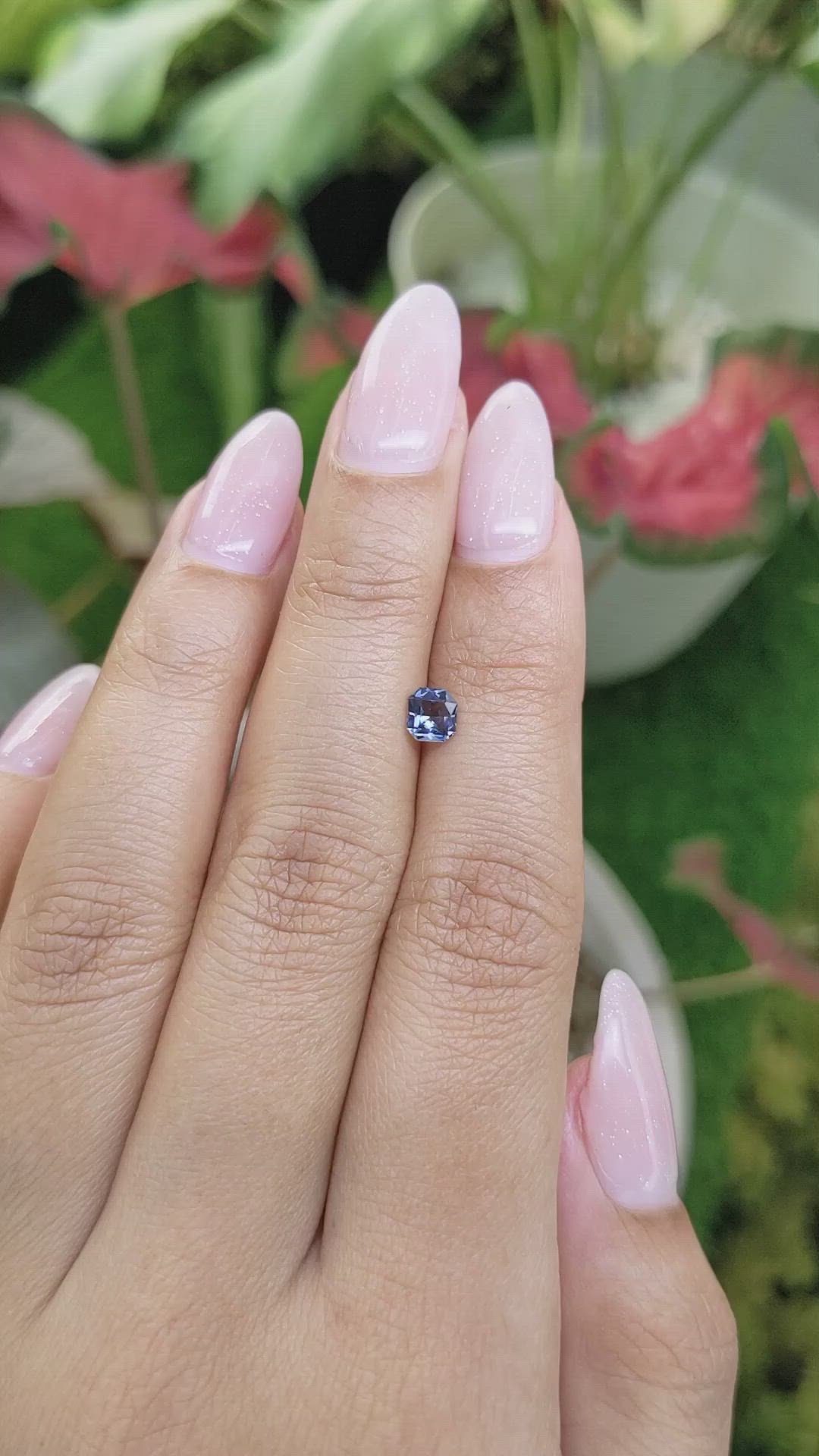 0.41 Ct. Spinel from Ceylon (Sri Lanka) Size Video