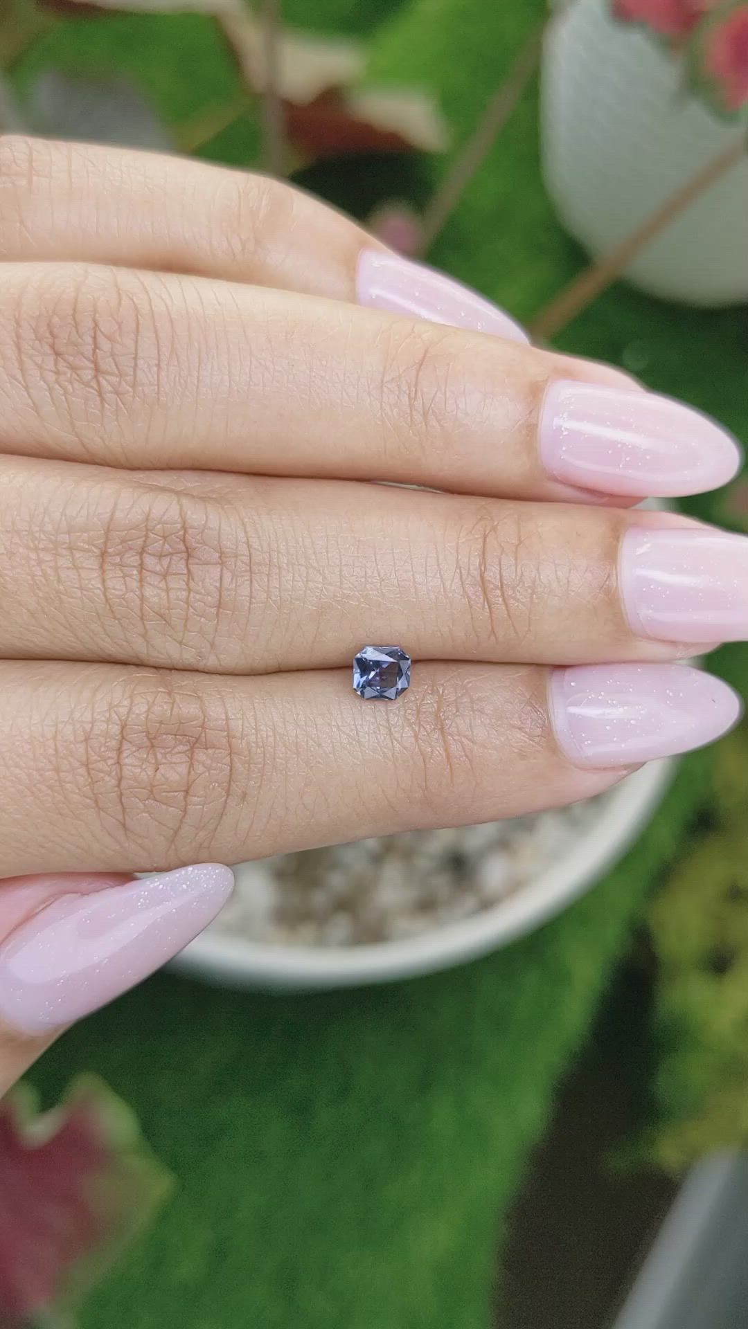 0.41 Ct. Spinel from Ceylon (Sri Lanka) Size Video