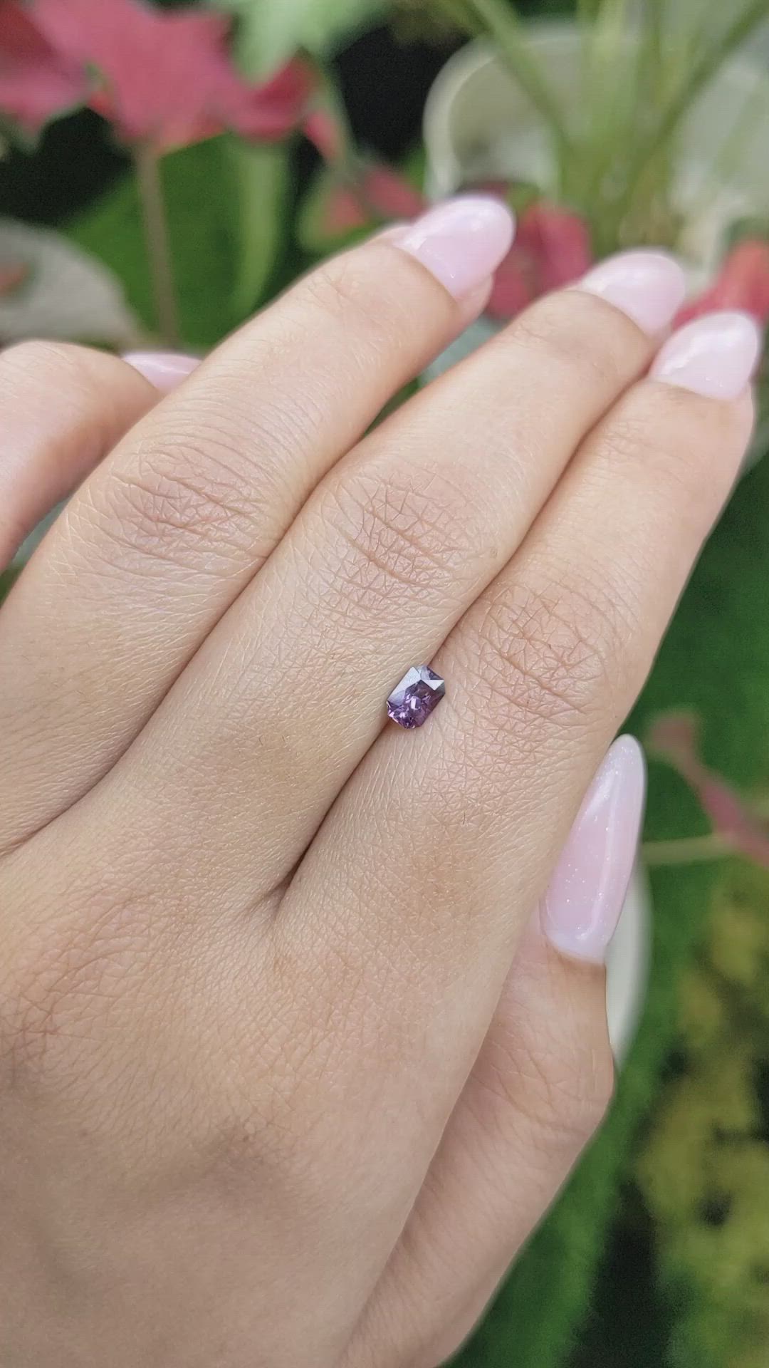 0.40 Ct. Spinel from Ceylon (Sri Lanka) Size Video