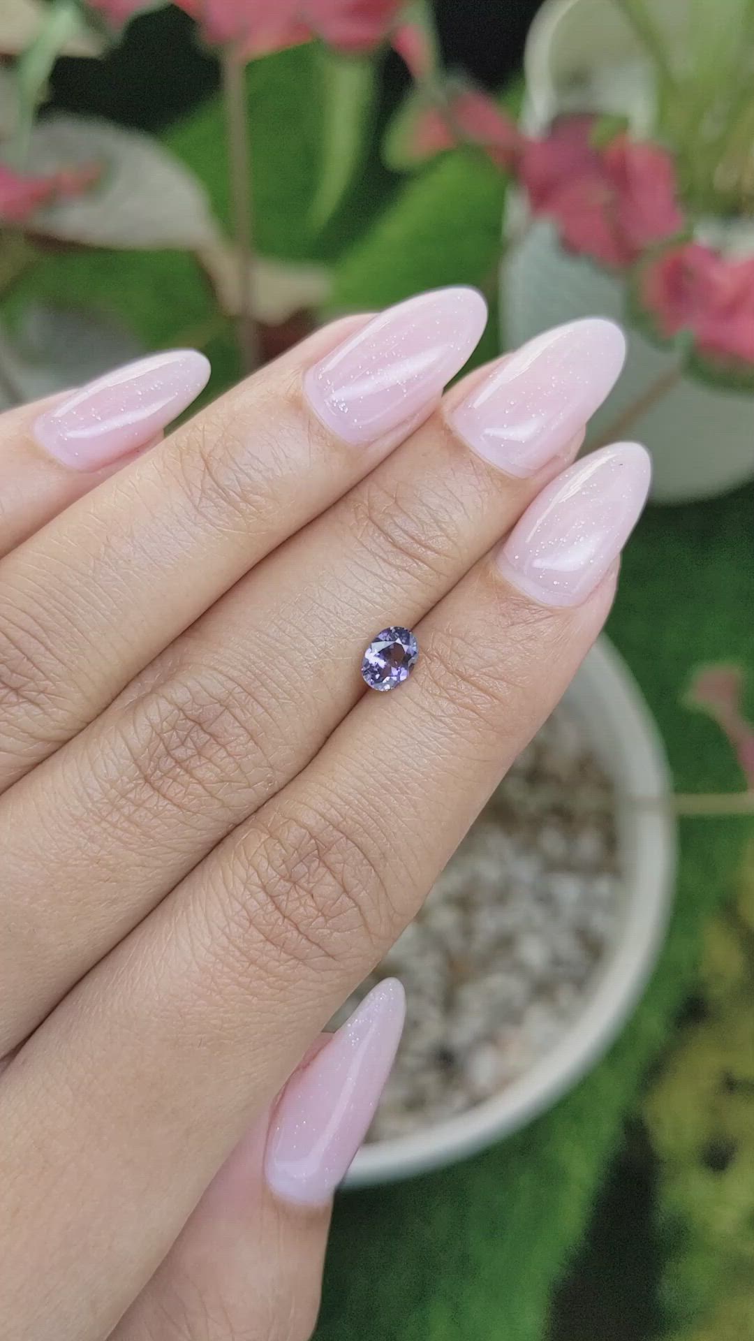 0.51 Ct. Spinel from Ceylon (Sri Lanka) Size Video