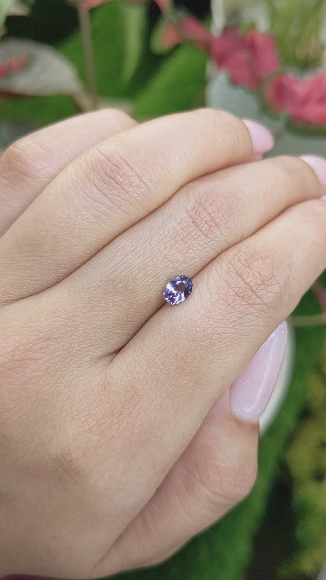 0.51 Ct. Spinel from Ceylon (Sri Lanka) Size Video