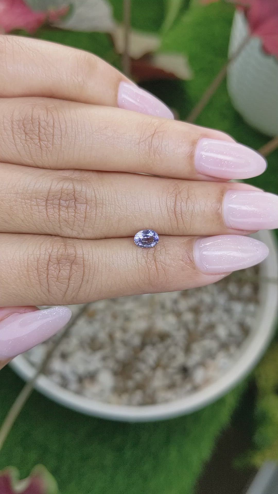 0.53 Ct. Spinel from Ceylon (Sri Lanka) Size Video