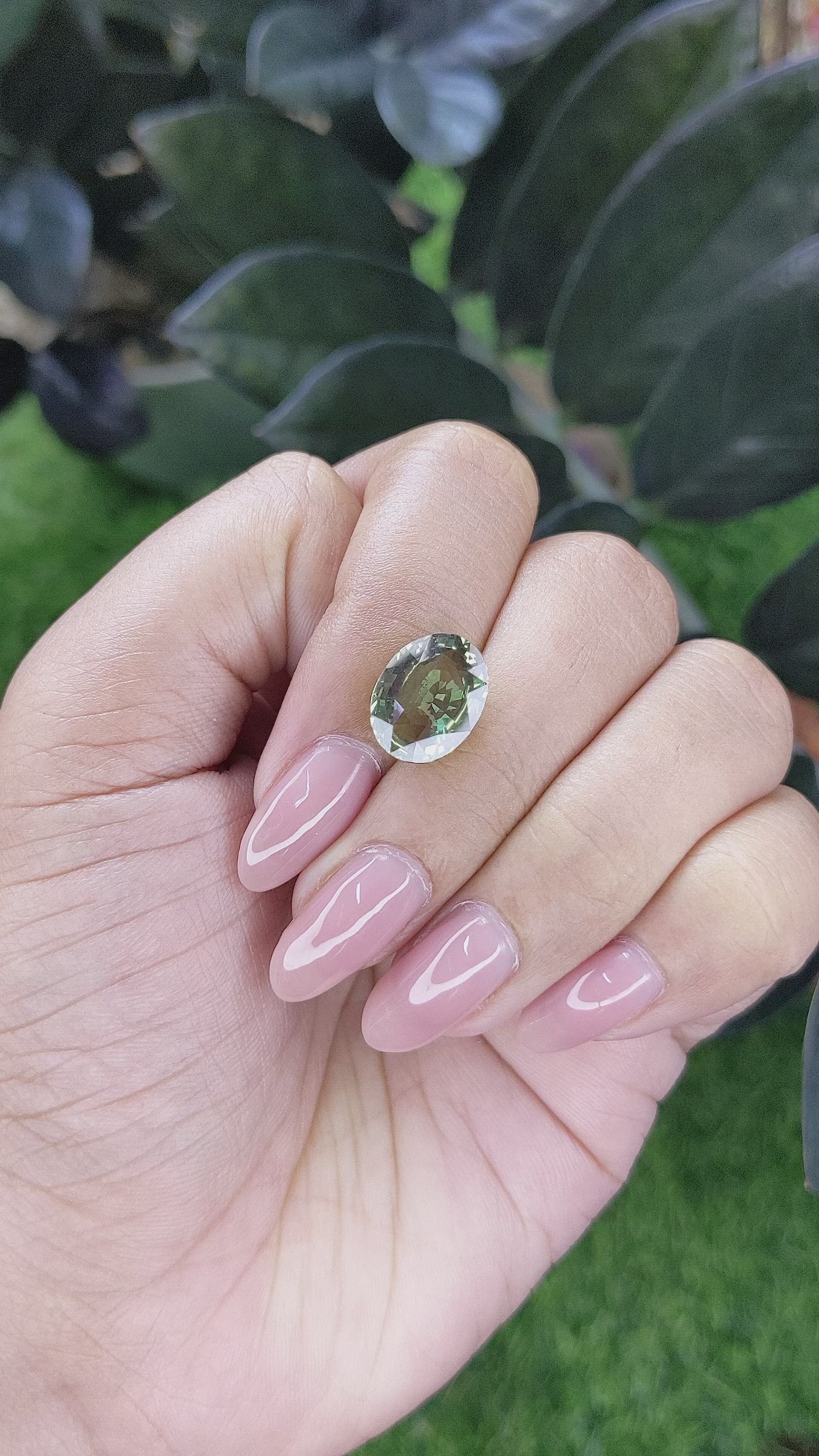 5.05 Ct. Alexandrite from Tanzania Size Video