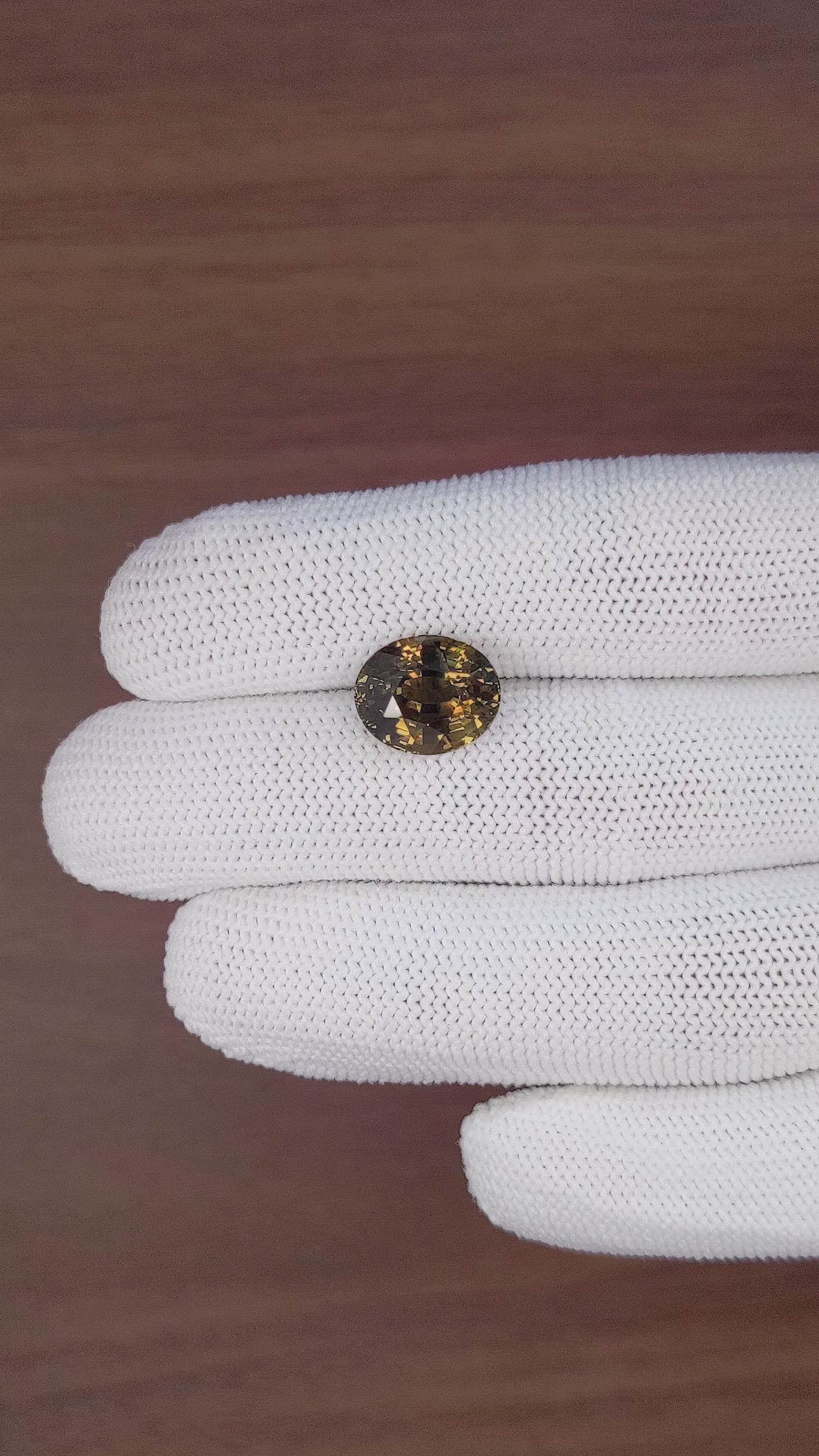 7.64 Ct. Alexandrite from Tanzania Size Video