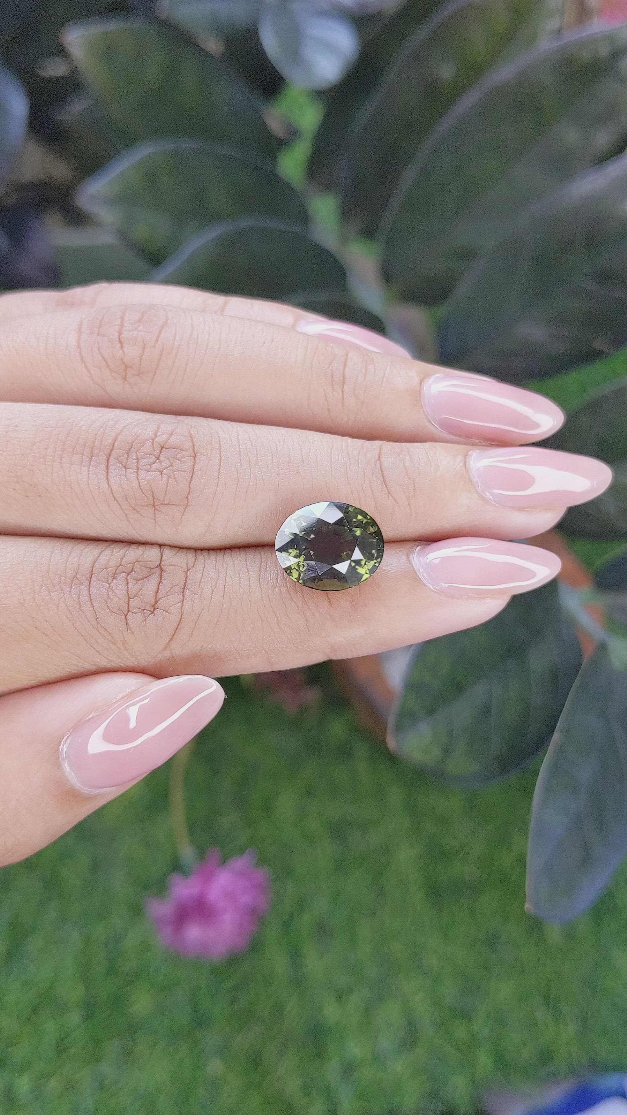 7.64 Ct. Alexandrite from Tanzania Size Video