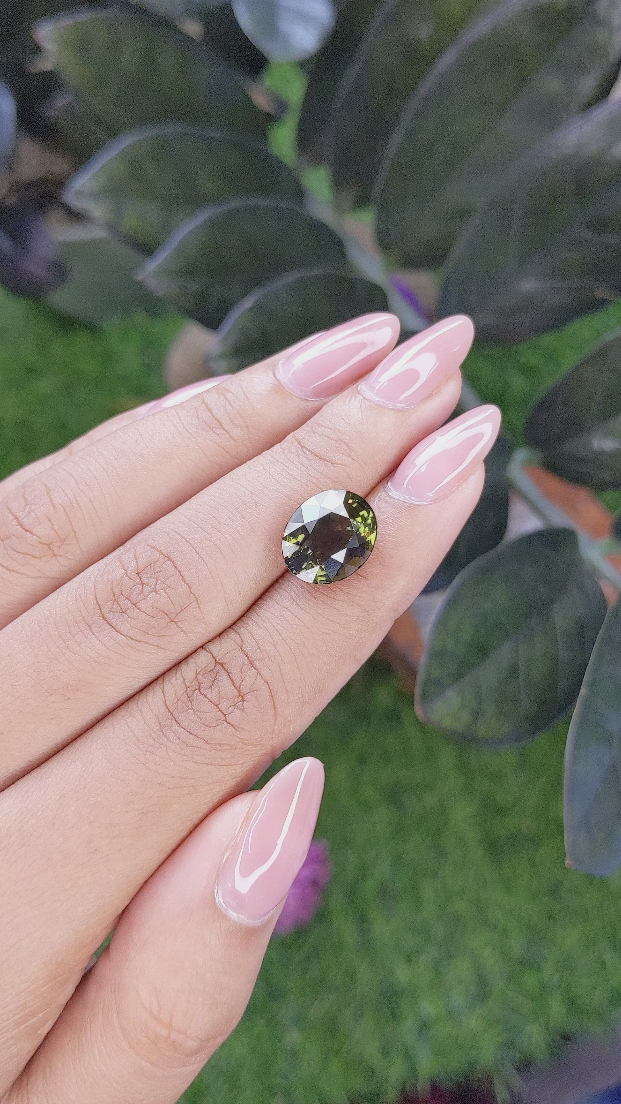 7.64 Ct. Alexandrite from Tanzania Size Video