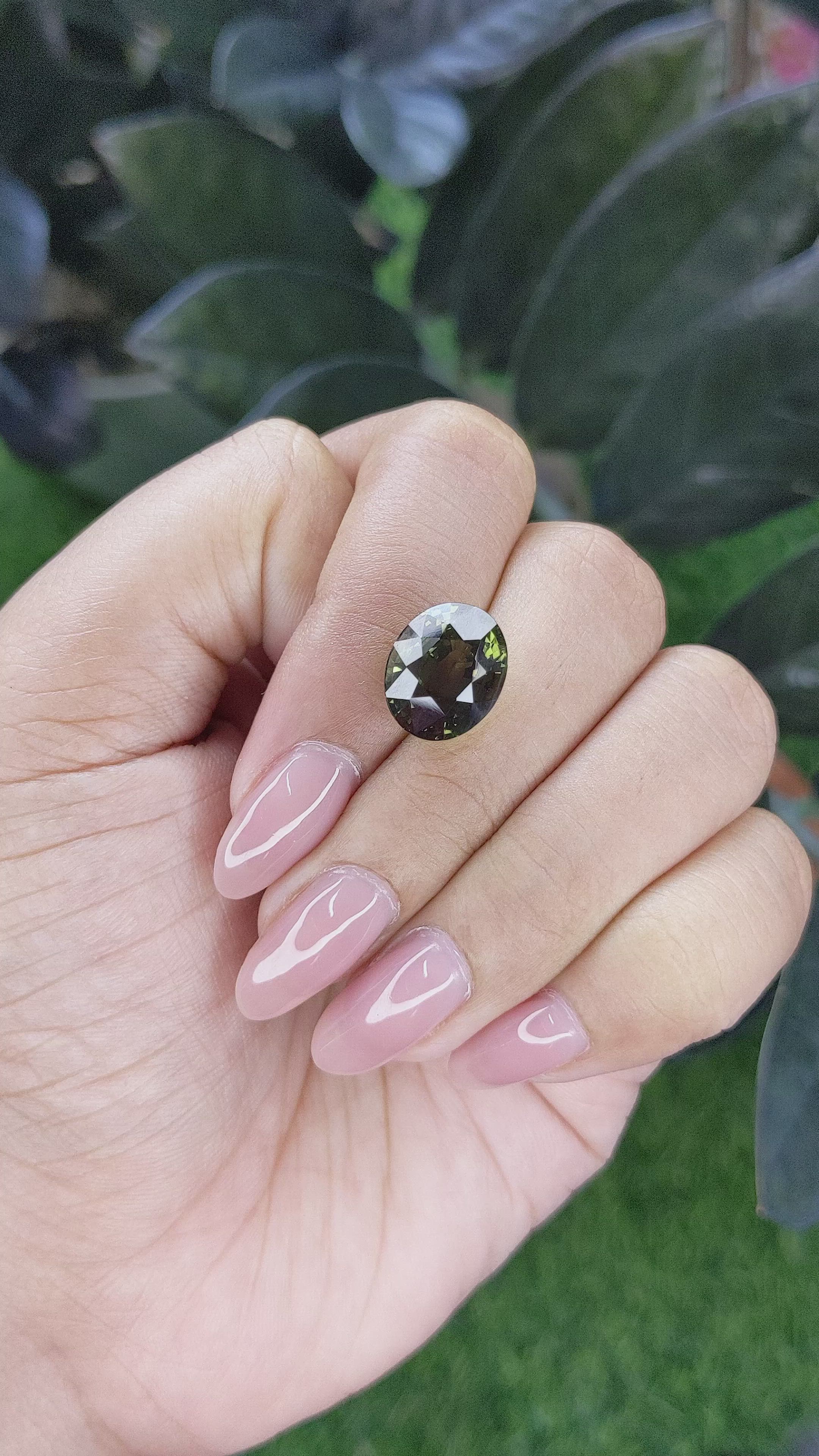 7.64 Ct. Alexandrite from Tanzania Size Video