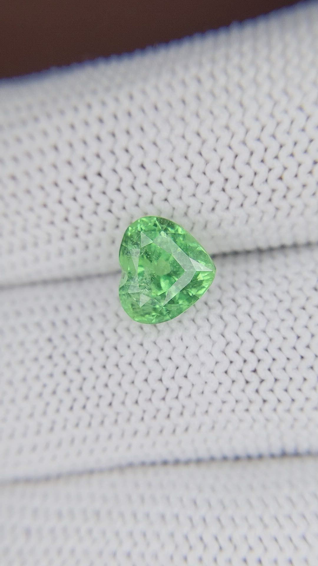 2.73 Ct. Tsavorite Garnet from Tanzania Size Video