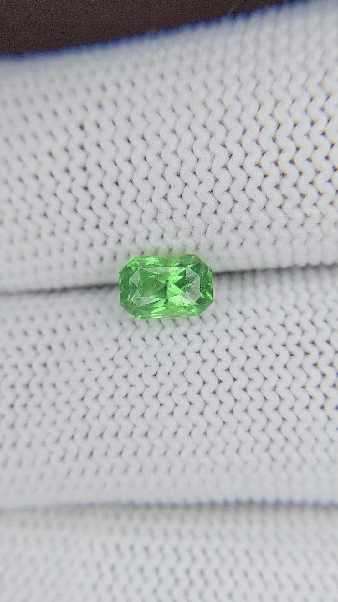 1.25 Ct. Tsavorite Garnet from Tanzania Size Video