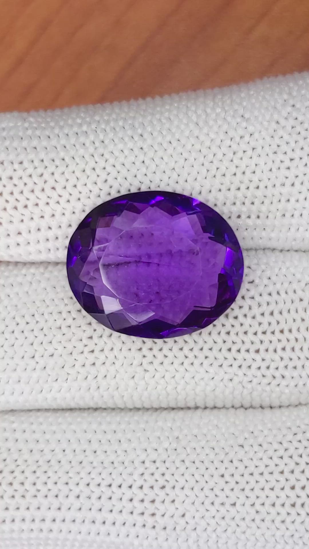 12.04 Ct. Amethyst from Ceylon (Sri Lanka) Size Video