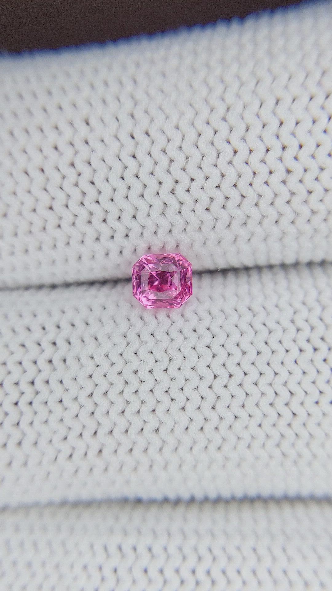 0.49 Ct. Pink Spinel from Ceylon (Sri Lanka) Size Video