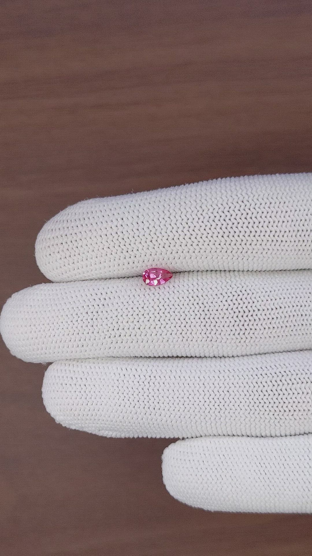 0.43 Ct. Pink Spinel from Ceylon (Sri Lanka) Size Video