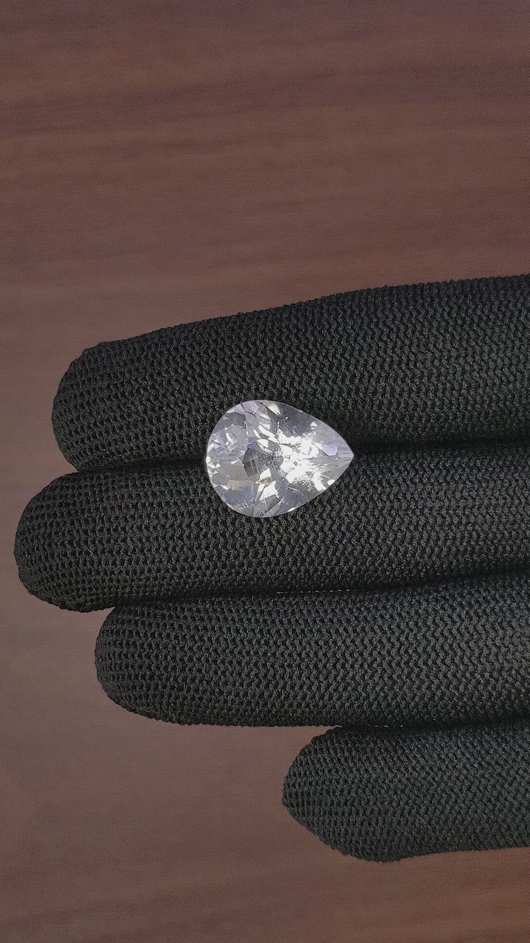 12.76 Ct. White Quartz Size Video