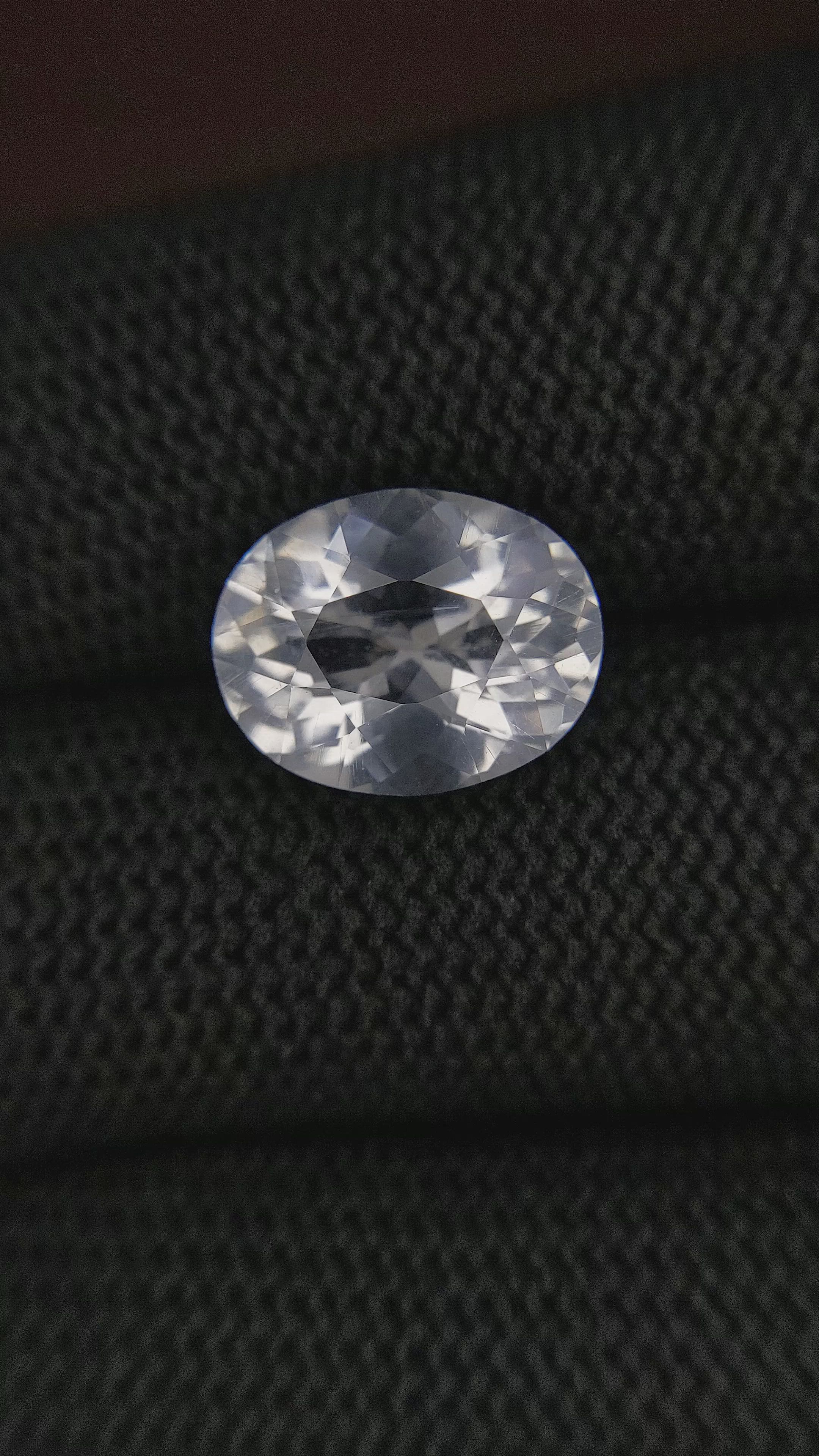 4.97 Ct. White Quartz Size Video