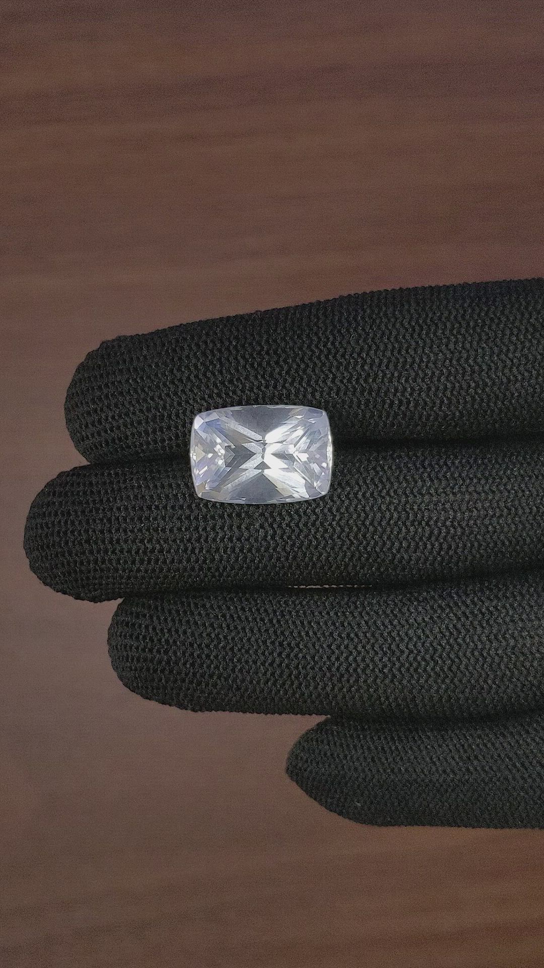 13.26 Ct. White Quartz Size Video