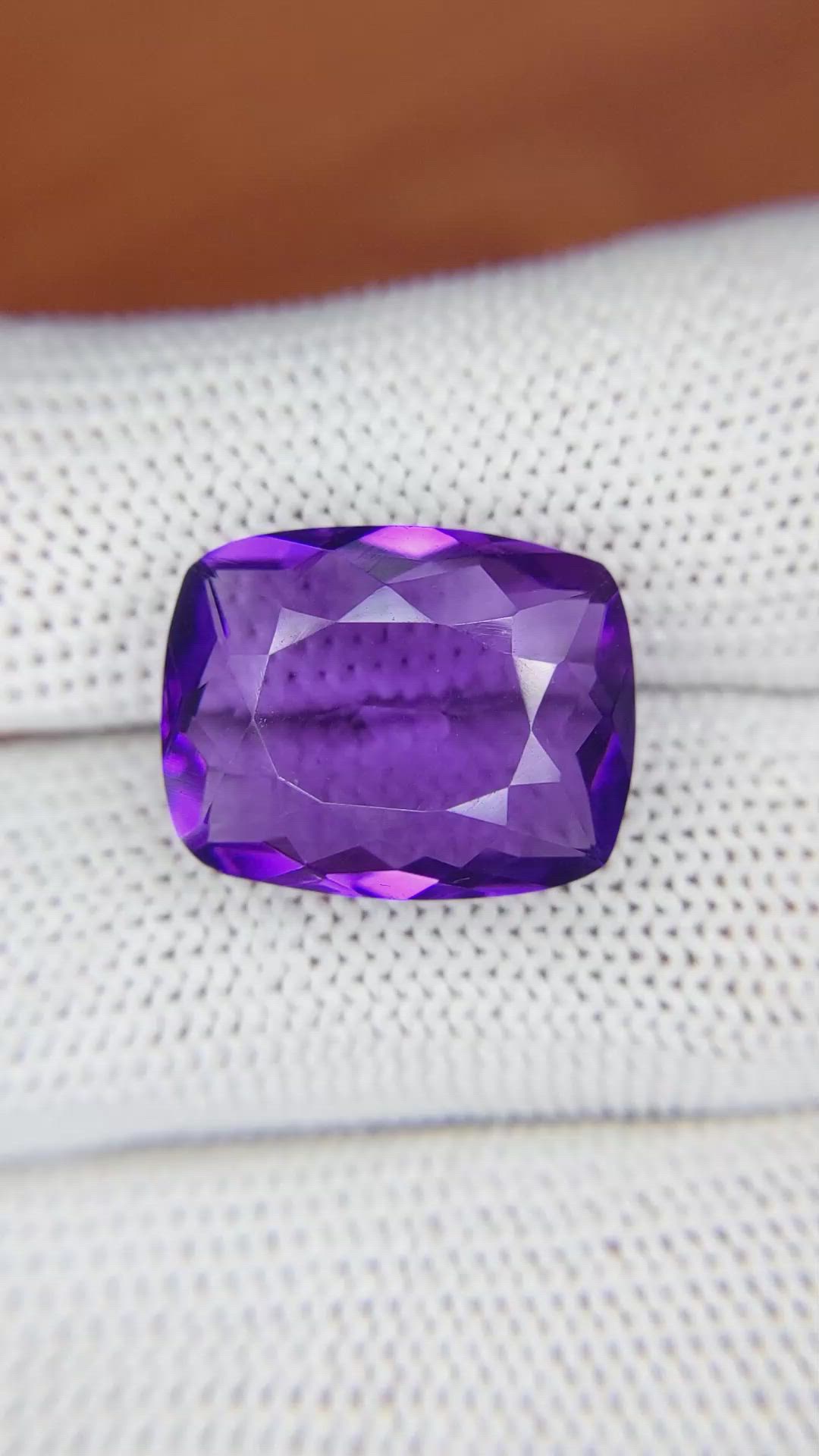 11.88 Ct. Amethyst from Ceylon (Sri Lanka) Size Video