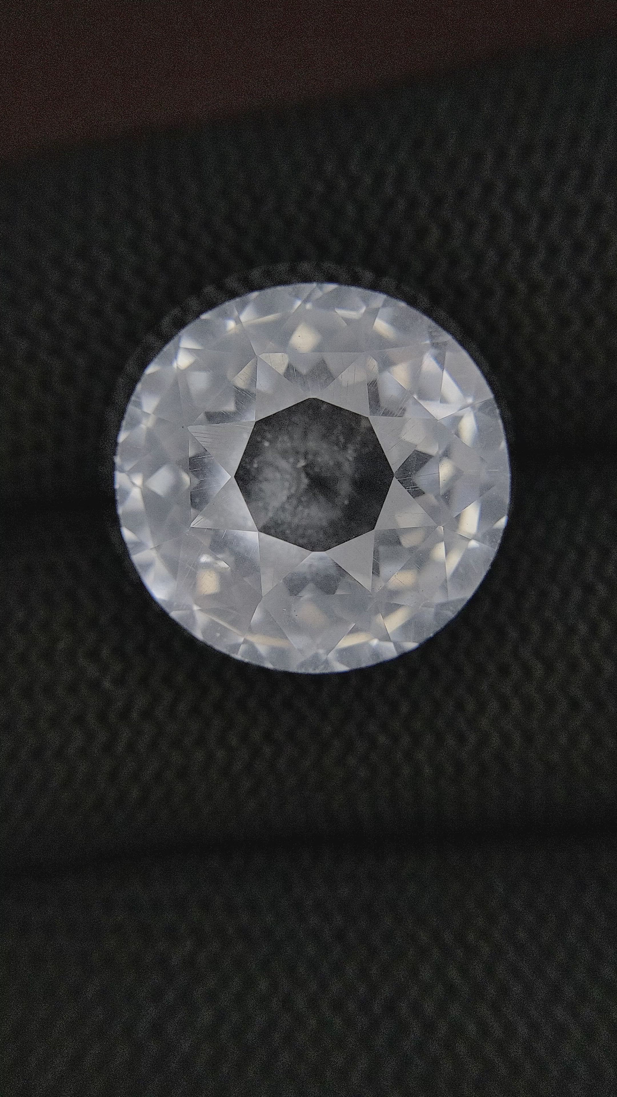 14.75 Ct. White Quartz Size Video