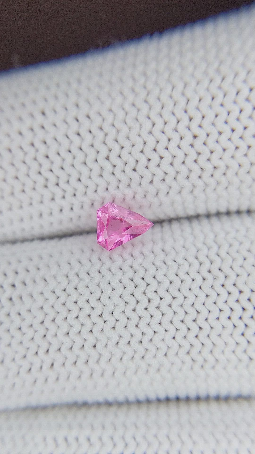 0.37 Ct. Pink Spinel from Ceylon (Sri Lanka) Size Video