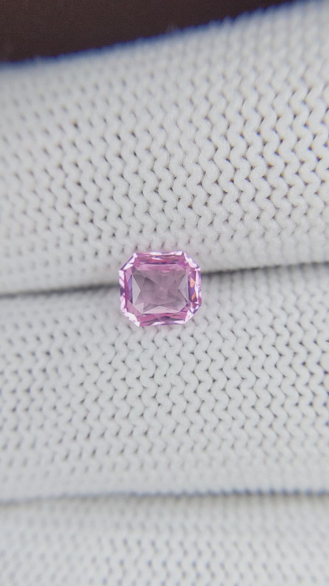 0.94 Ct. Pink Spinel from Ceylon (Sri Lanka) Size Video