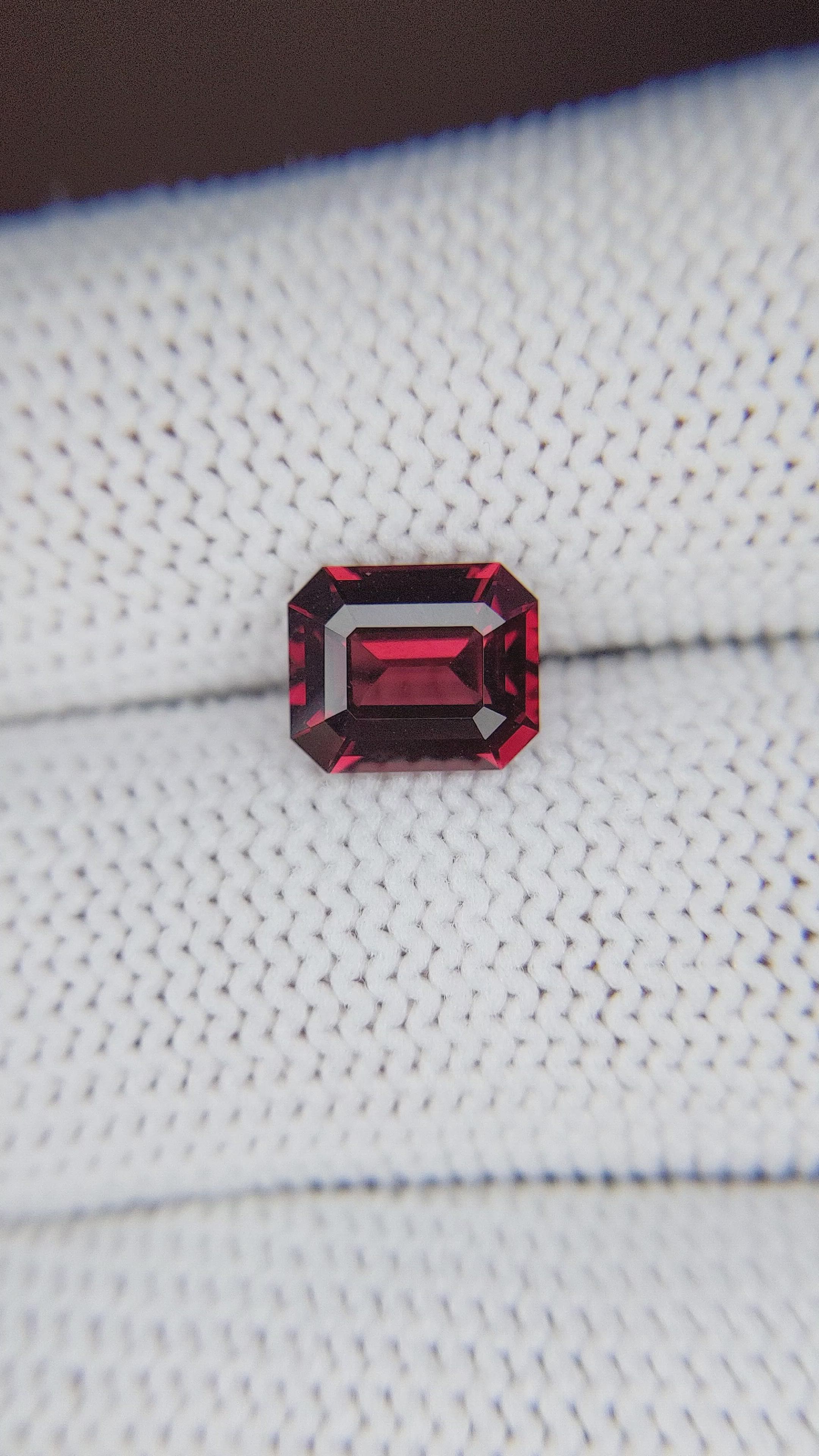 2.21 Ct. Red Garnet from Ceylon (Sri Lanka) Size Video