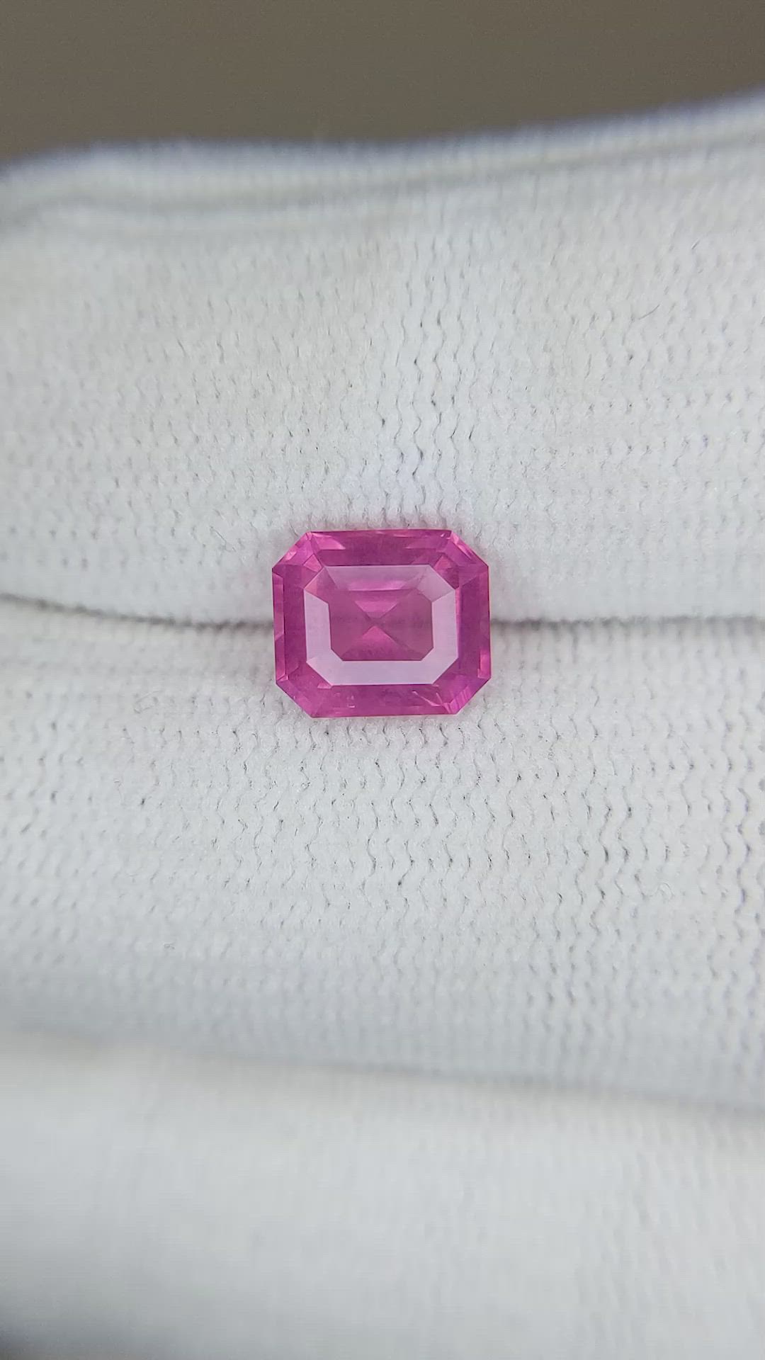 2.08 Ct. Pink Spinel from Burma (Myanmar) Size Video