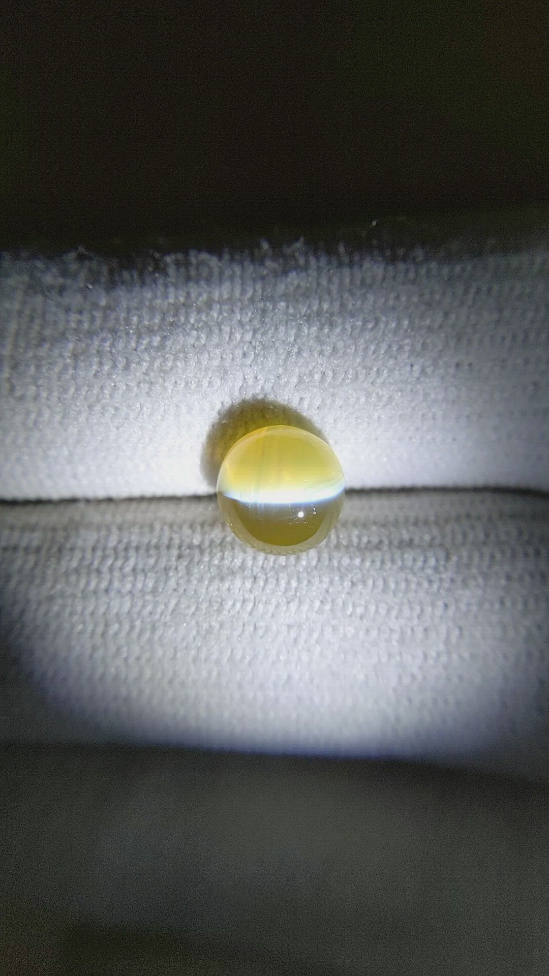 2.53 Ct. Chrysoberyl from Ceylon (Sri Lanka) Size Video