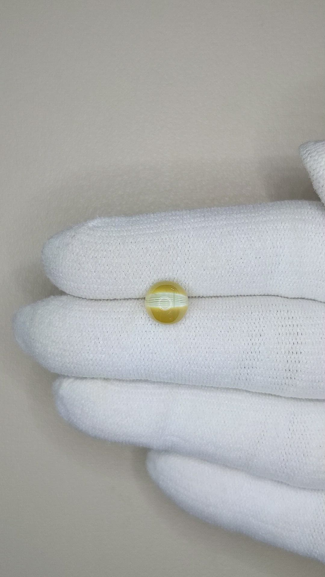 2.53 Ct. Chrysoberyl from Ceylon (Sri Lanka) Size Video