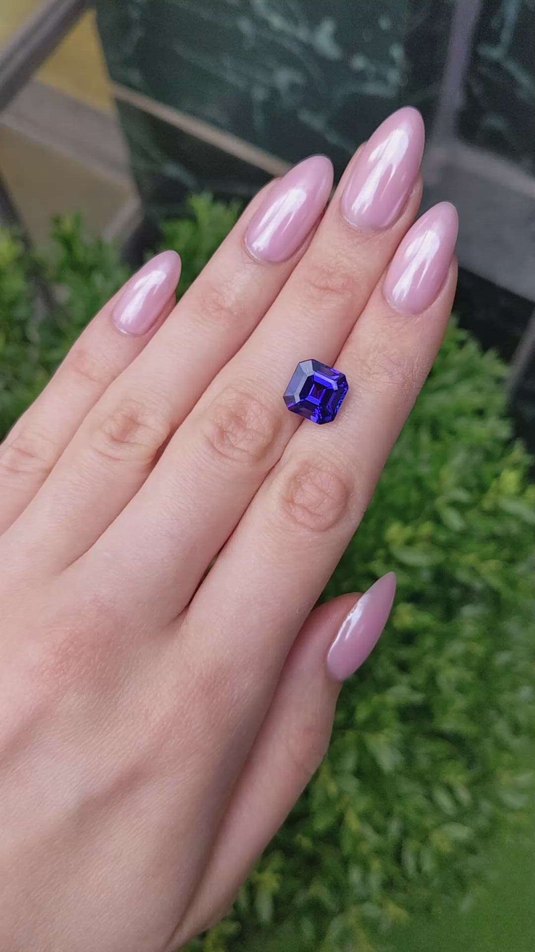 6.39 Ct. Tanzanite from Tanzania Size Video