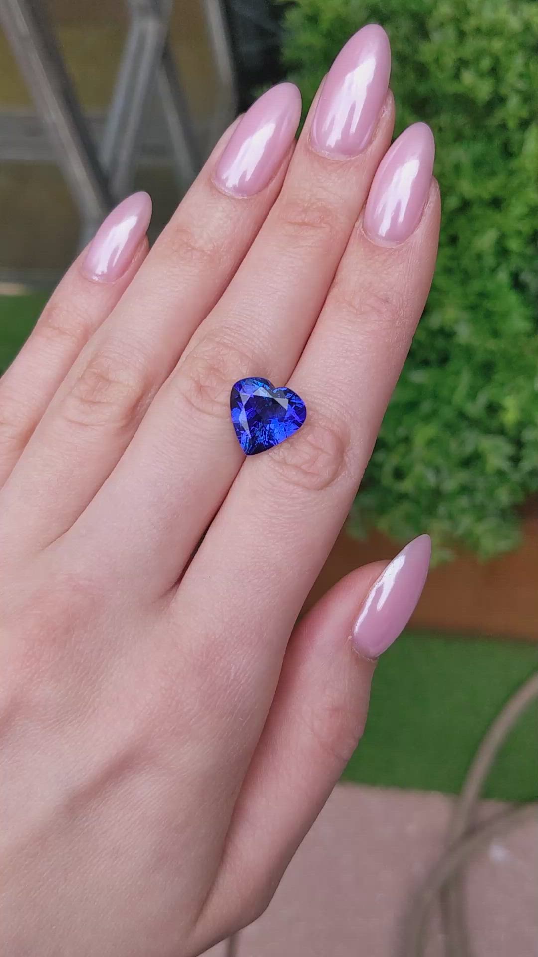 6.52 Ct. Tanzanite from Tanzania Size Video