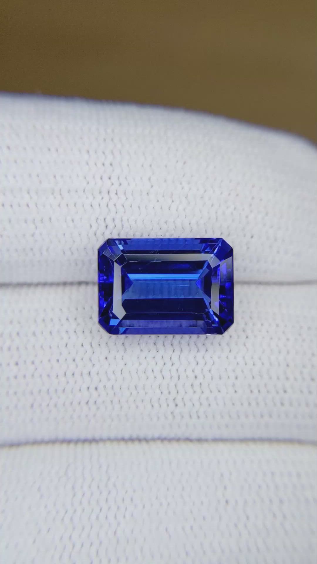 6.28 Ct. Blue Tanzanite from Tanzania Size Video