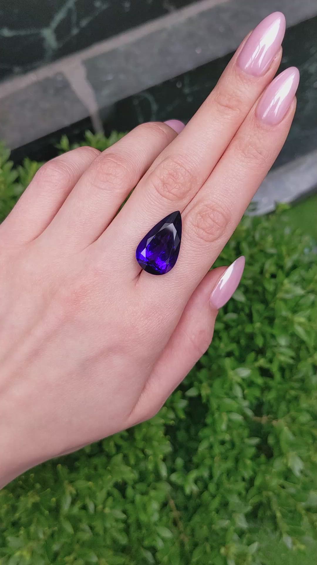 21.20 Ct. Tanzanite from Tanzania Size Video