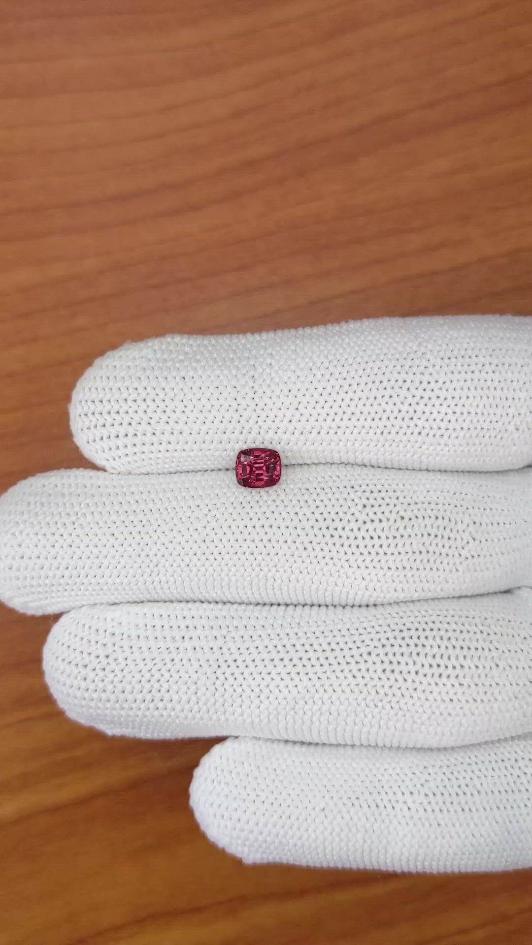 0.89 Ct. Garnet from Ceylon (Sri Lanka) Size Video