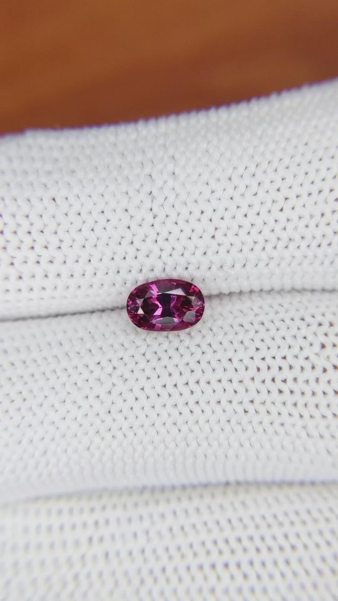 0.97 Ct. Garnet from Ceylon (Sri Lanka) Size Video