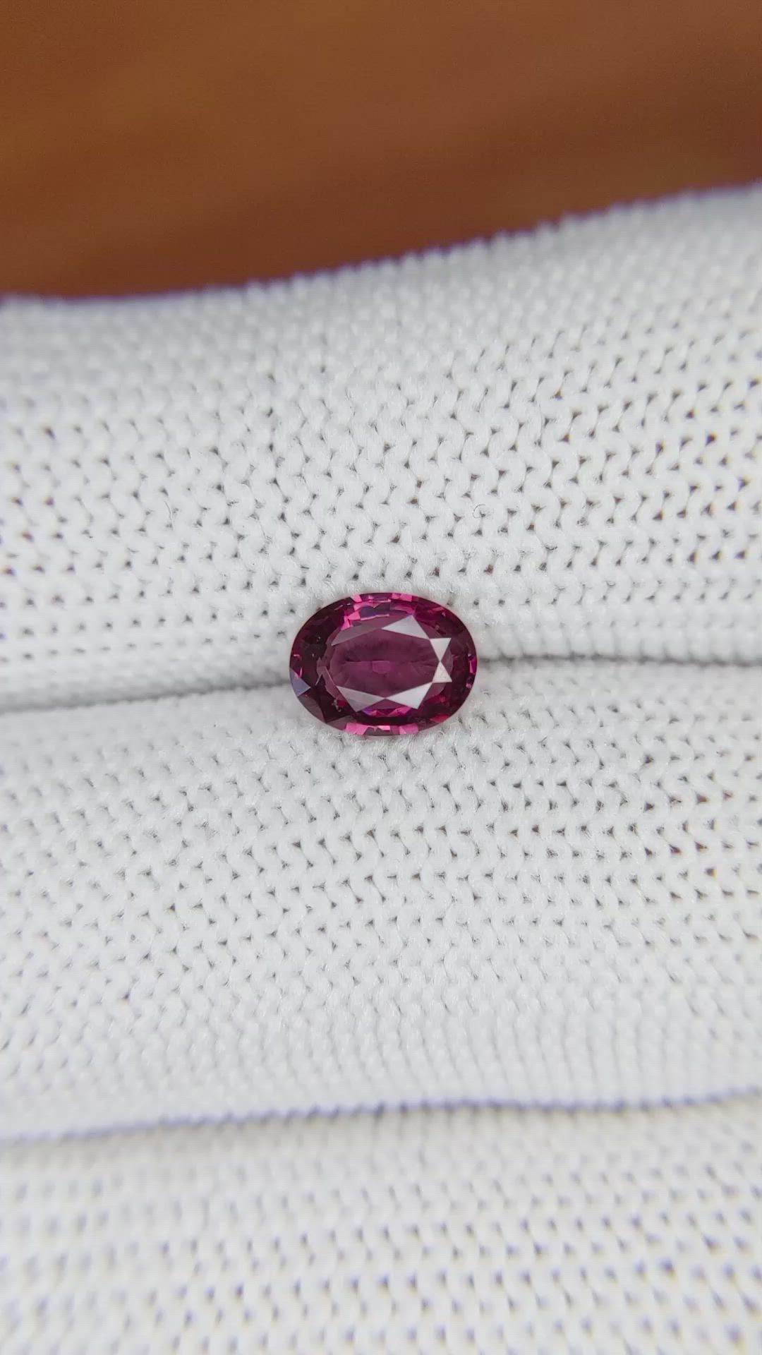 1.12 Ct. Garnet from Ceylon (Sri Lanka) Size Video