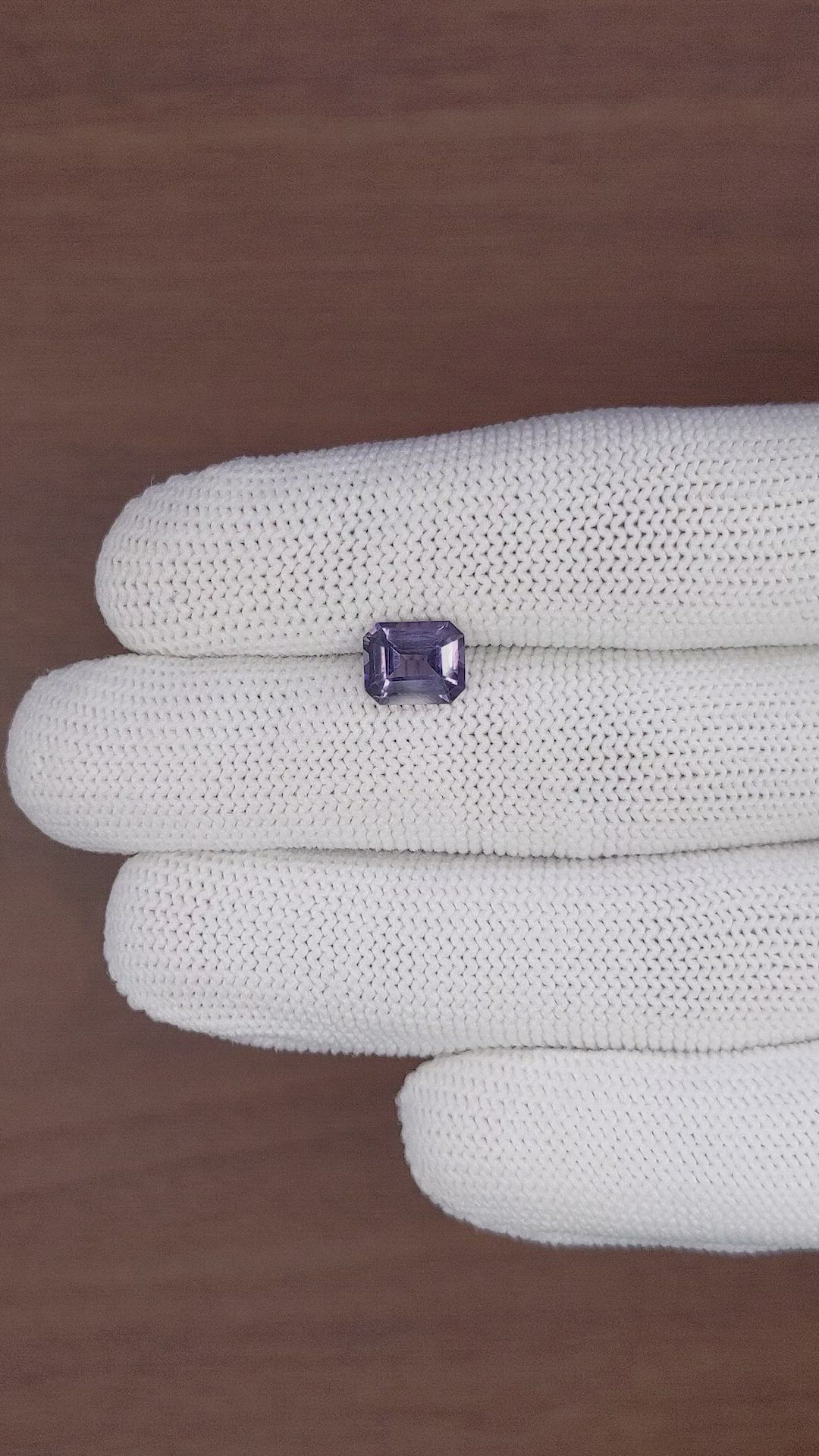 2.16 Ct. Purple Spinel from Ceylon (Sri Lanka) Size Video
