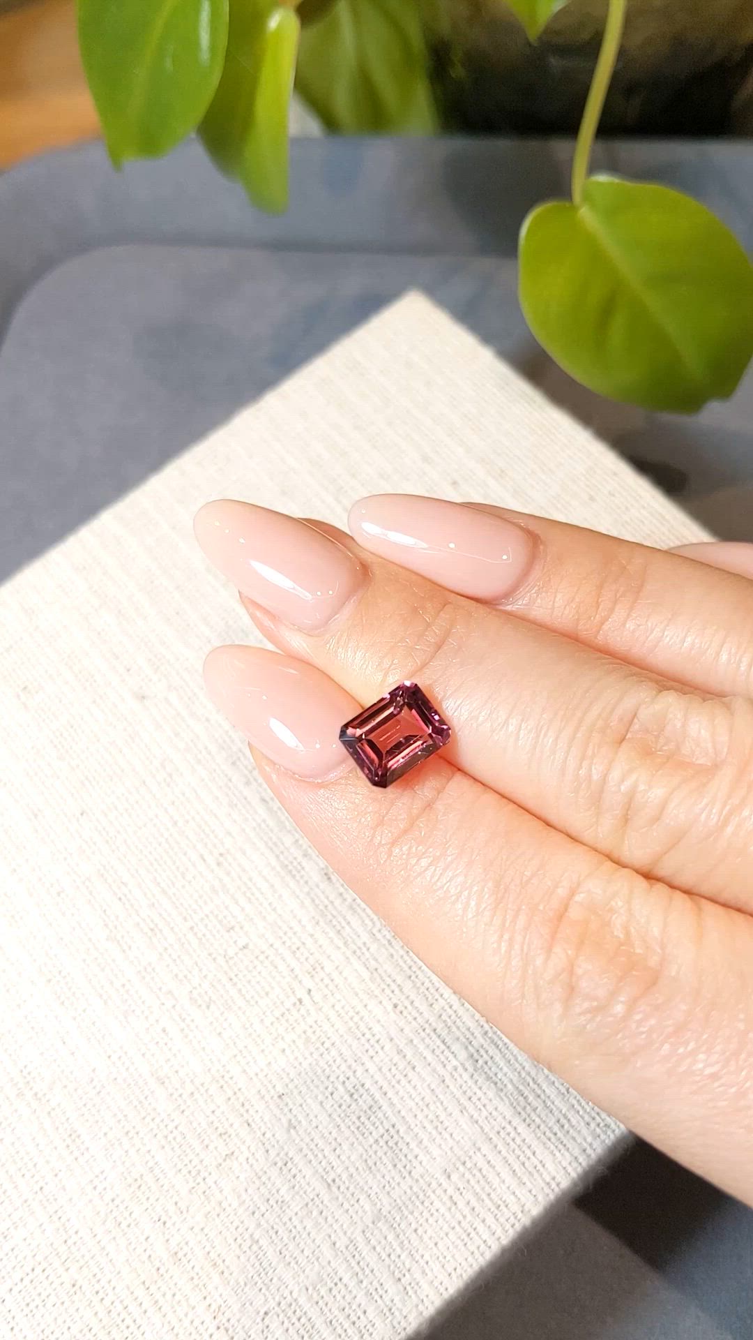 2.69 Ct. Pink Tourmaline from Mozambique Size Video